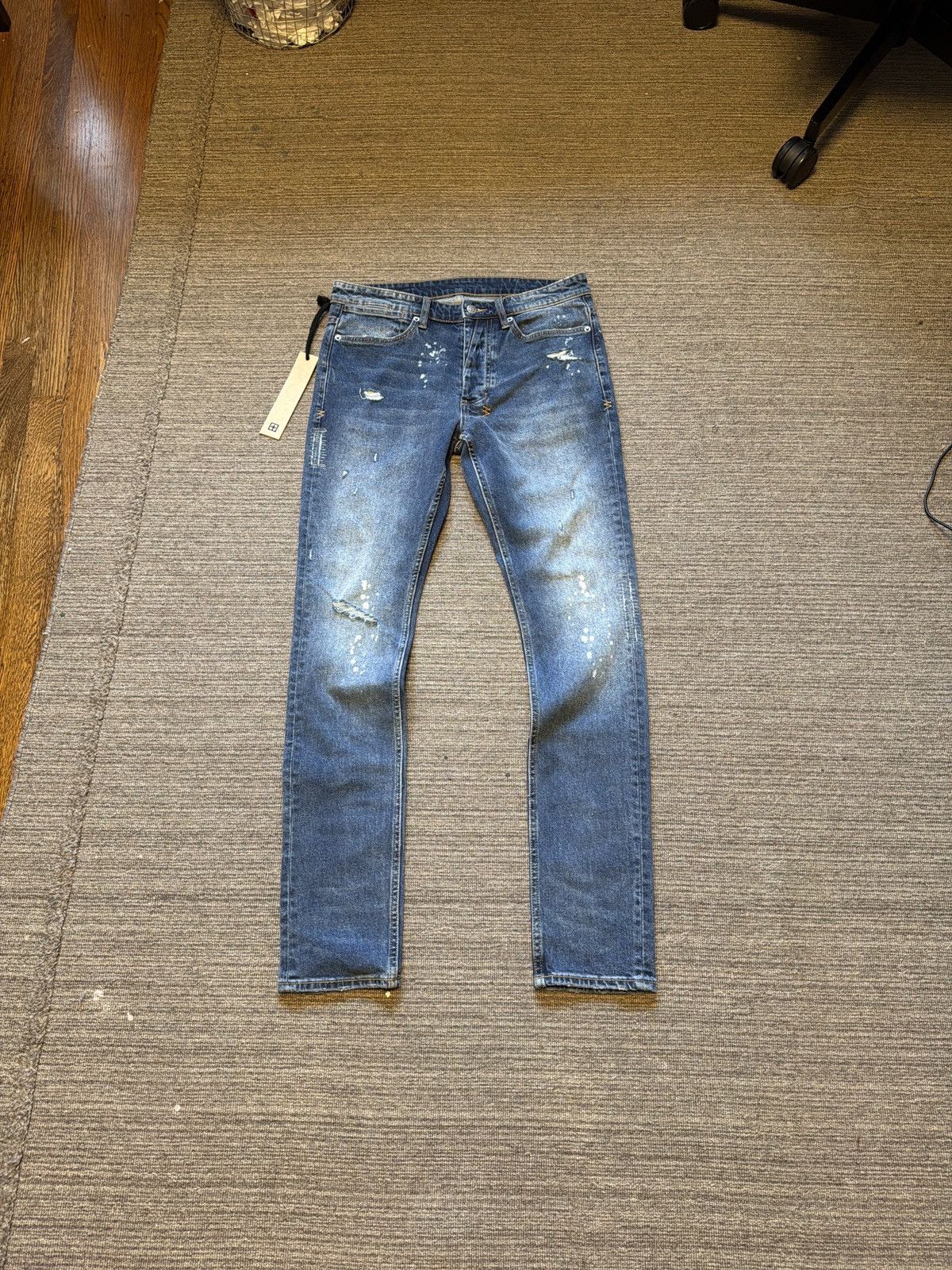 Ksubi Ksubi Van Winkle Kulture Jeans Distressed Blue Deadstock Size US 32 / EU 48 - 1 Thumbnail