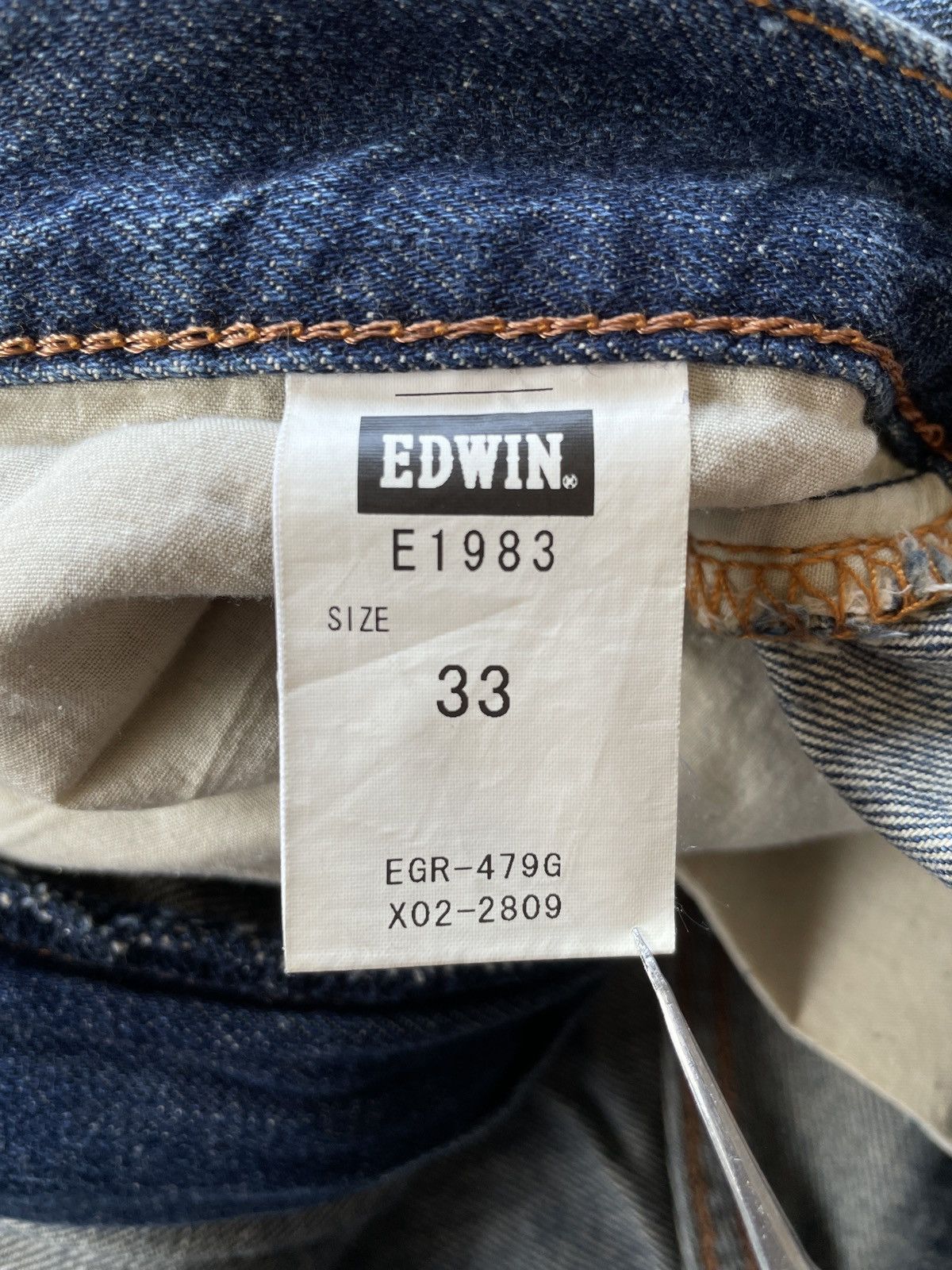 Edwin Edwin XV Jeans Size 34x28 (LG118) Size US 34 / EU 50 - 10 Thumbnail