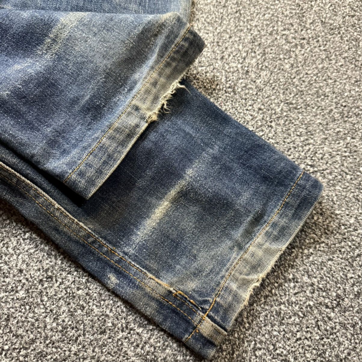 Indigo 🔥🇯🇵 Japanese LGB Rusty Monkey Time Indigo Dyed Denim Size US 33 - 9 Thumbnail