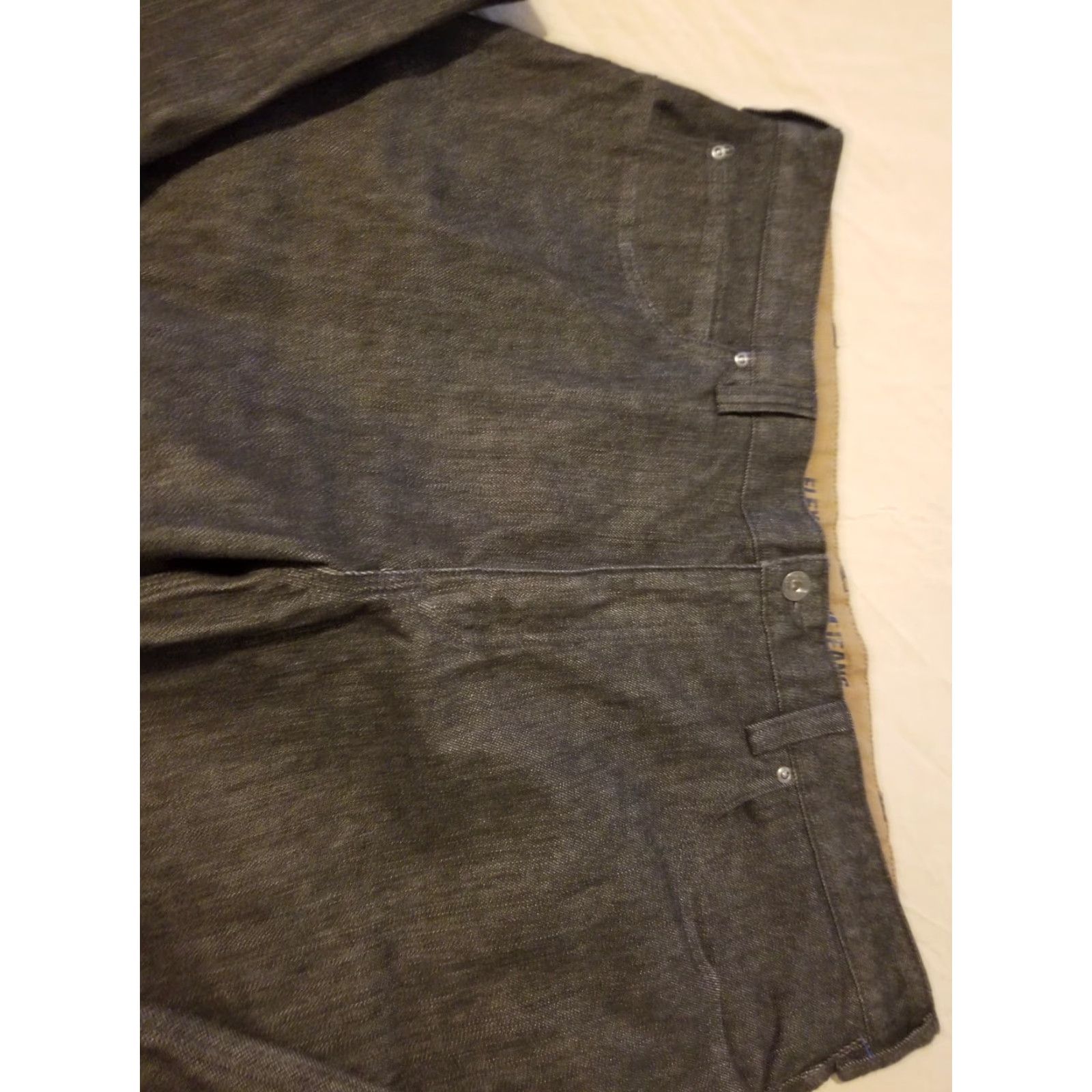Denime Duluth Trading Jeans Mens 42x32 Black Relaxed Straight Denim Pants Size US 42 / EU 58 - 5 Thumbnail