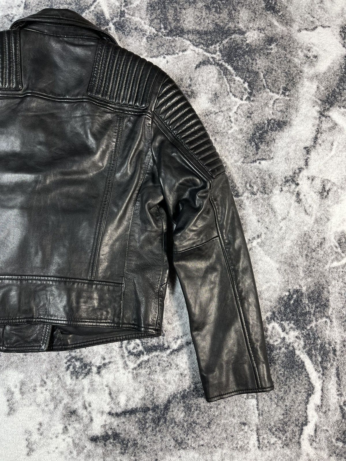 Allsaints AllSaints Leather Biker Jacket Moto Women’s S Black Size S / US 4 / IT 40 - 12 Thumbnail