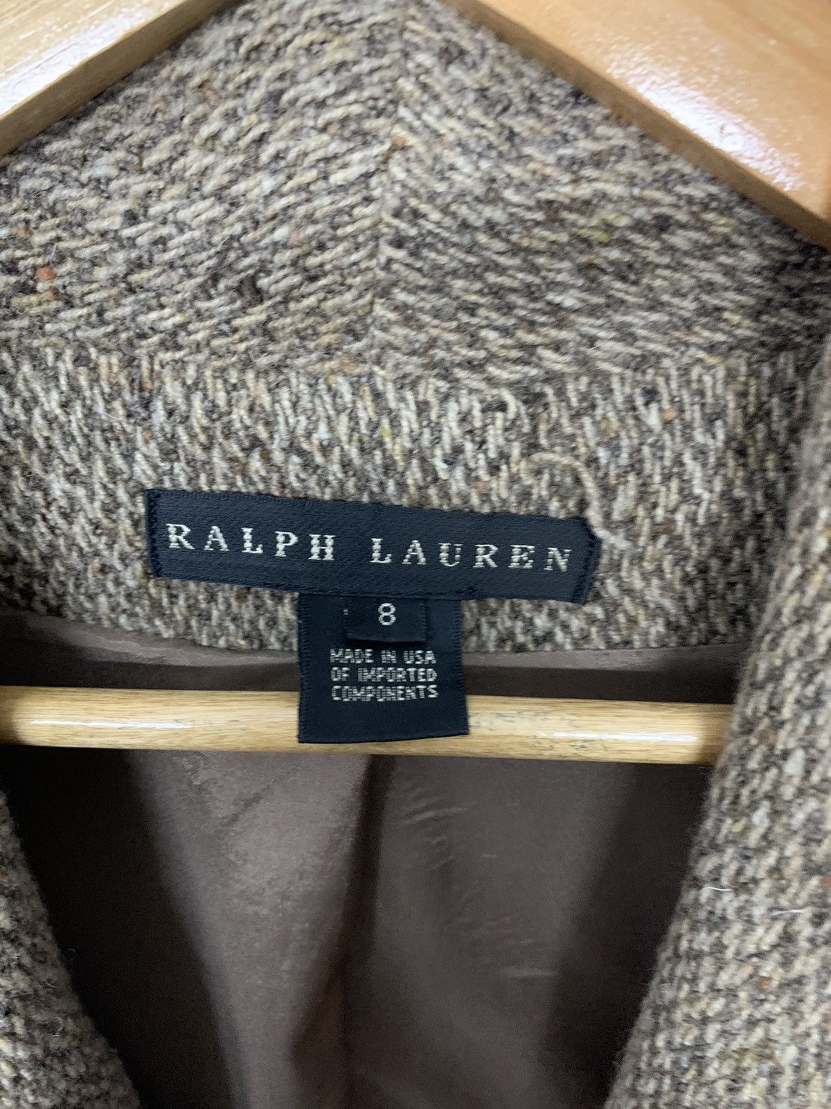 Ralph Lauren Rare Ralph Lauren One Button Wool Jacket Made in USA Size S / US 4 / IT 40 - 4 Thumbnail