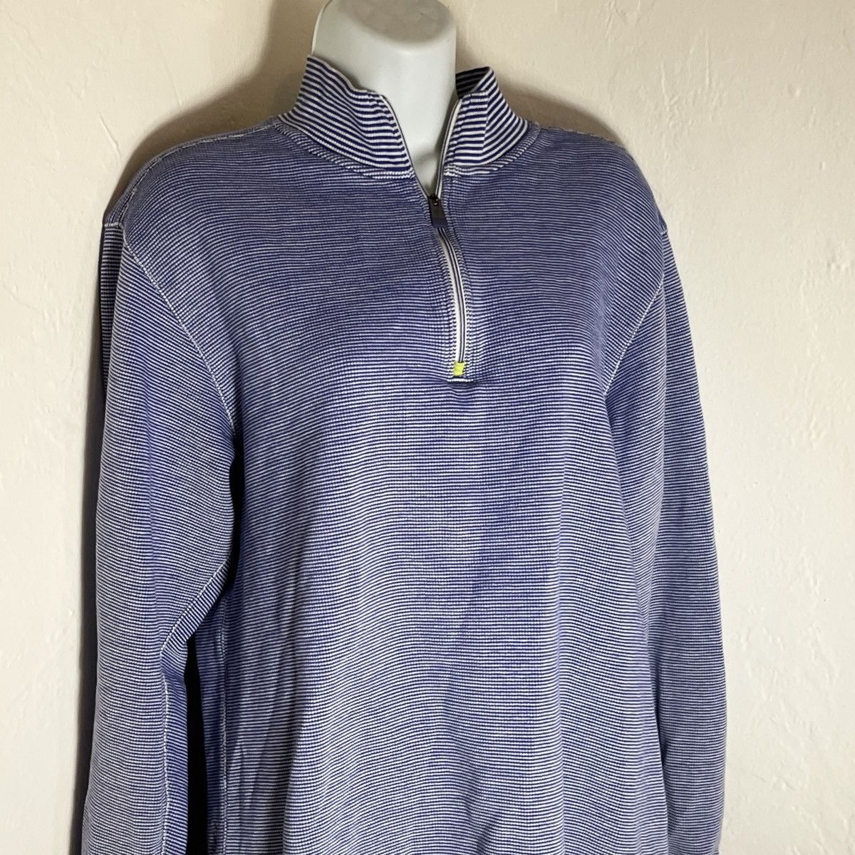 Robert Graham Robert Graham top polo striped blue large Size US XL / EU 56 / 4 - 2 Thumbnail
