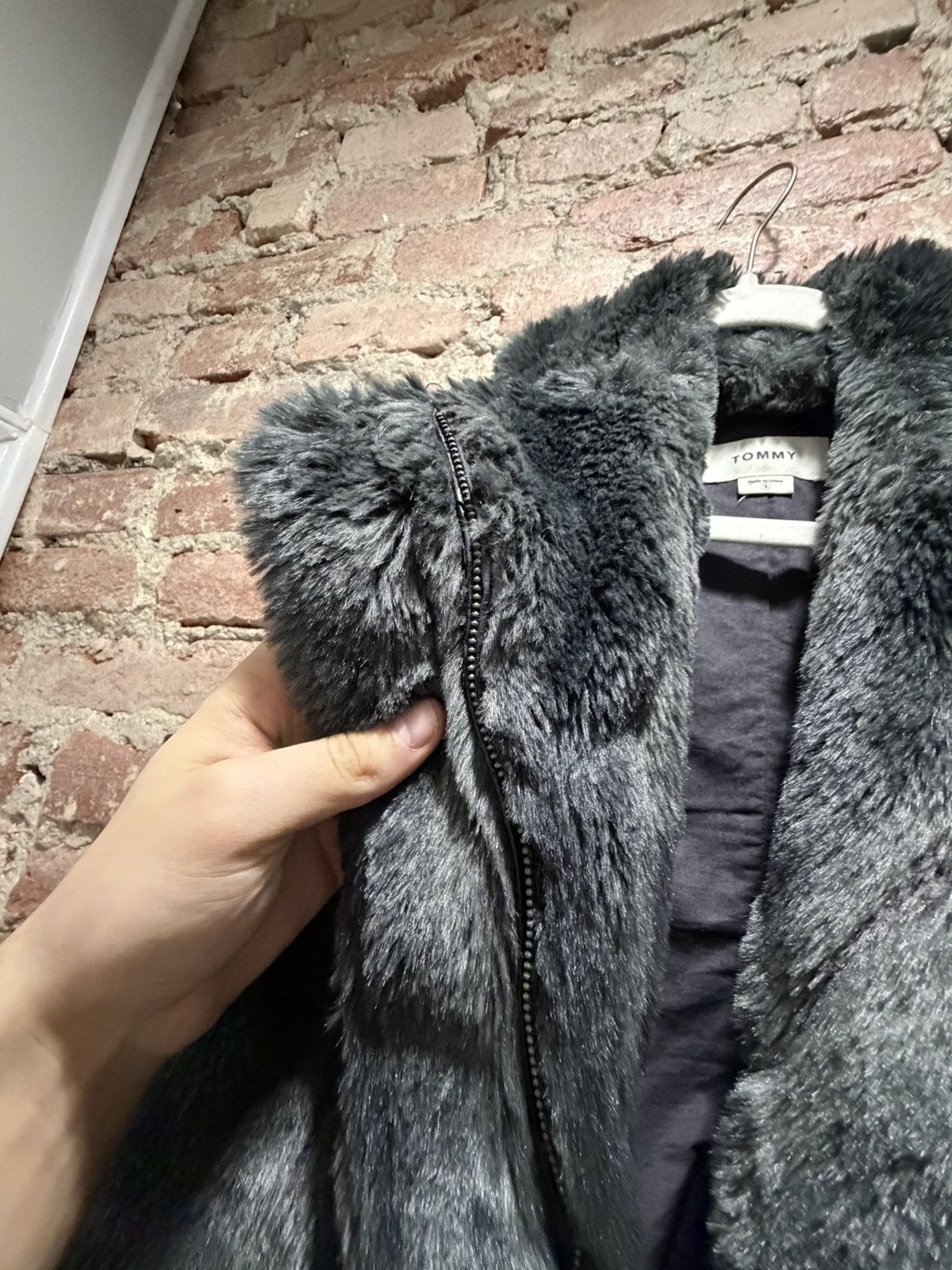 Tommy Hilfiger Faux Fur Jacket Size S / US 4 / IT 40 - 4 Thumbnail