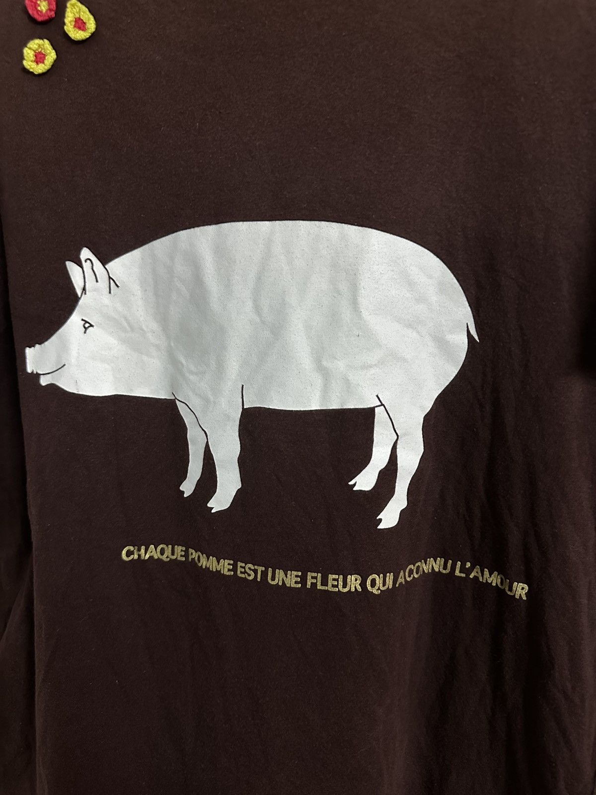 Issey Miyake Sunaokuwahara Issey Miyake Pig T-Shirt Size US M / EU 48-50 / 2 - 6 Thumbnail