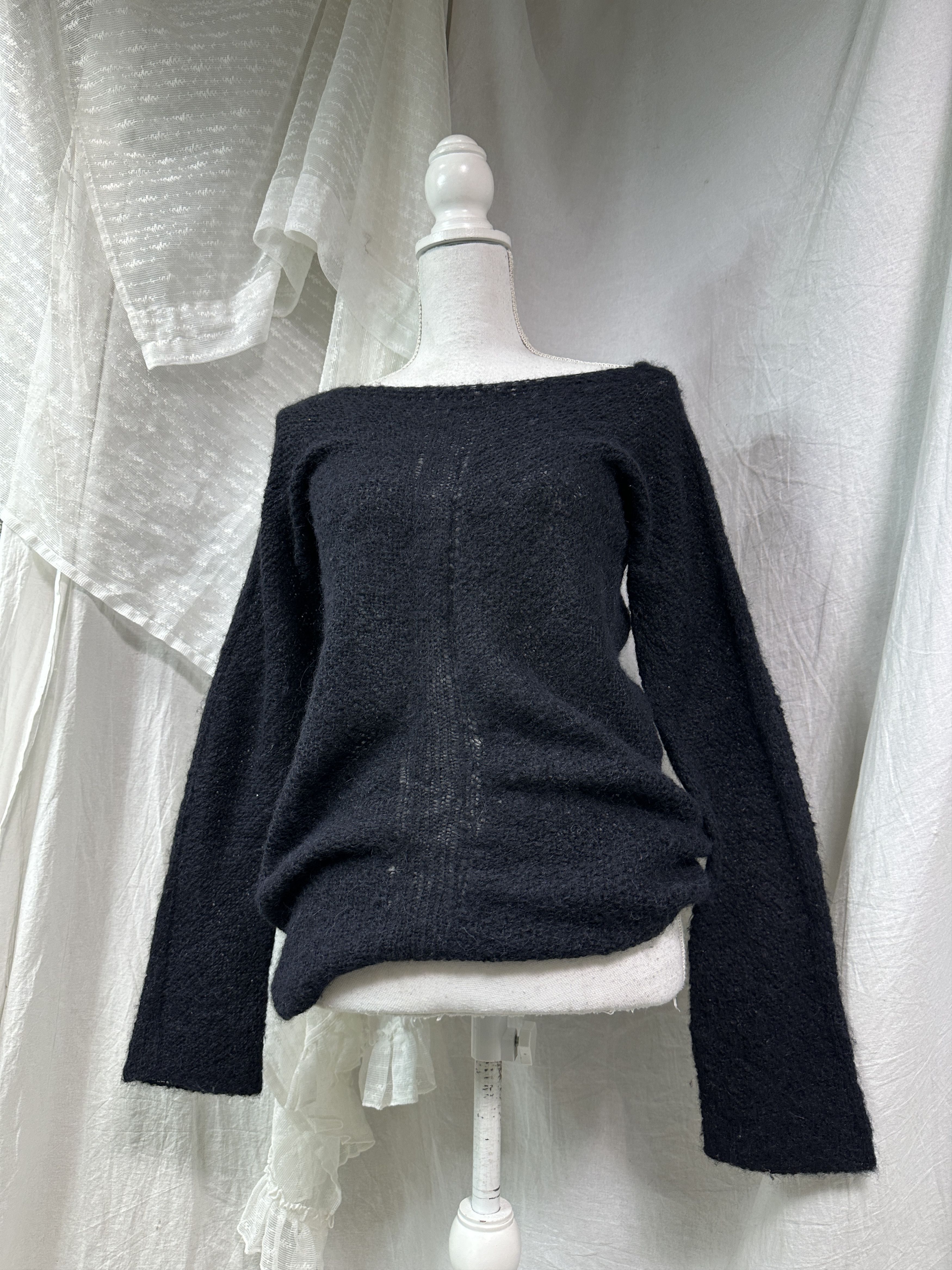 Vintage Vintage Oversize Loose Knit Mohair Grunge Sweater Y2K Size M / US 6-8 / IT 42-44 - 1 Thumbnail