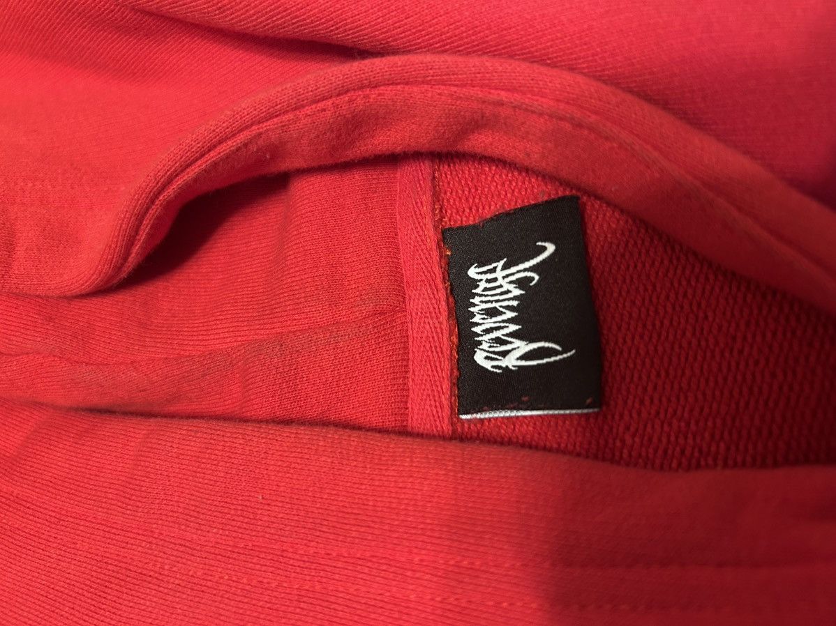 Revenge Revenge Logo Hoodie Red with White Embroidery Size US L / EU 52-54 / 3 - 2 Thumbnail