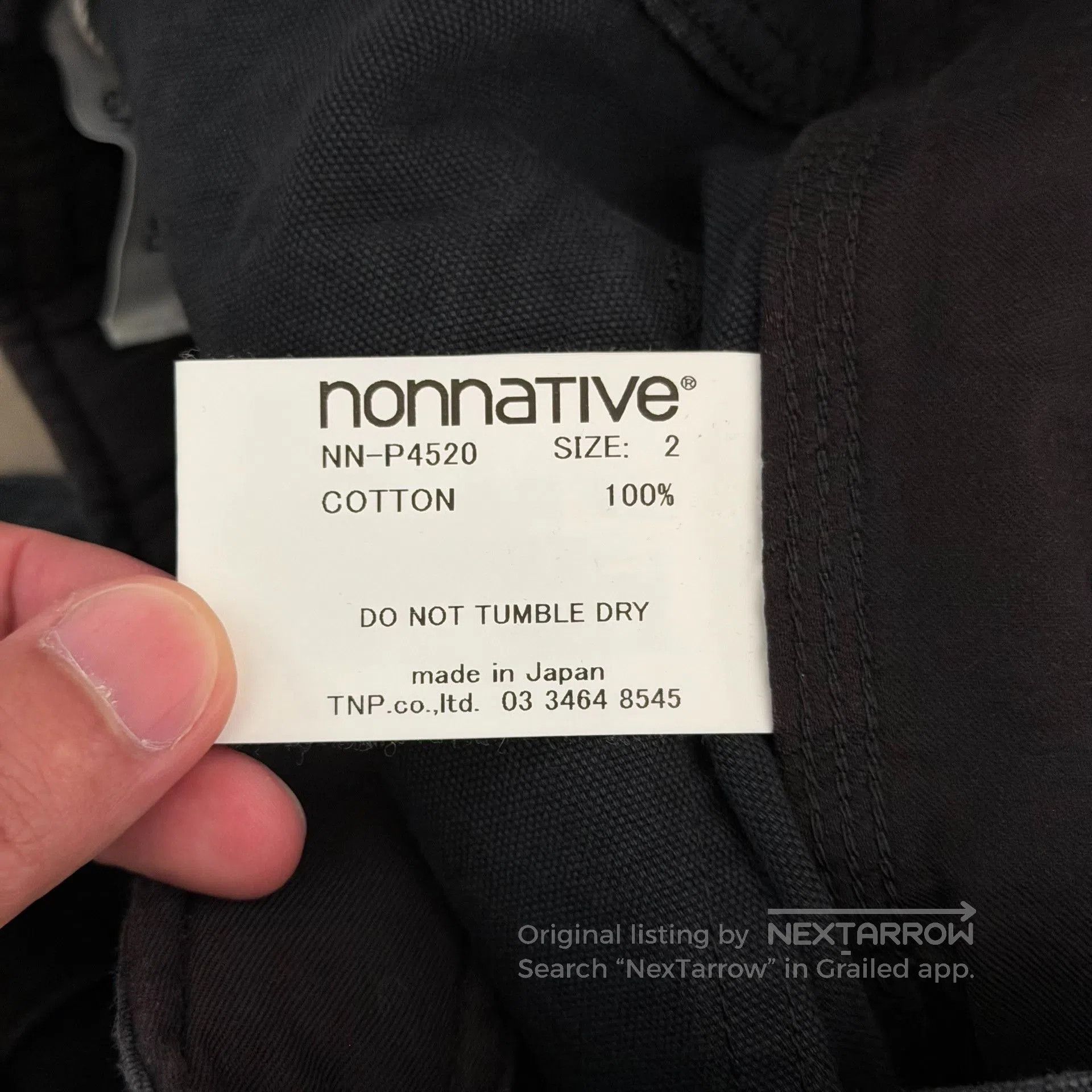 Nonnative nonnative WORKER TROUSERS SULFUR DYE. Size US 26 / EU 42 - 5 Thumbnail