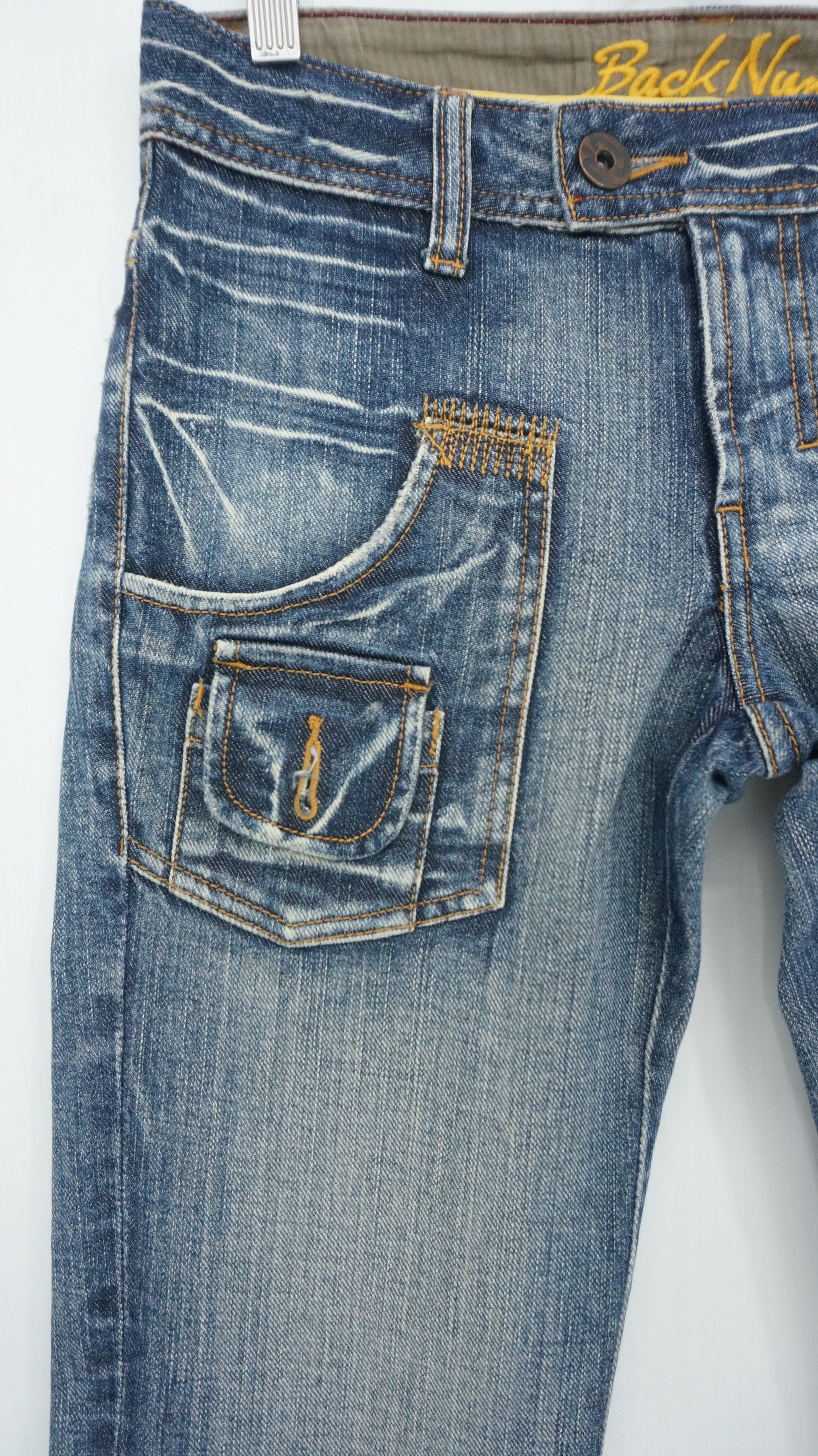 🔥 Japan Back Number Lowrise Flared Women Bush Jeans 🔥