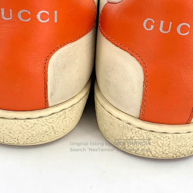 Gucci Gucci Beige Mickey Mouse printed lace-laced casual sneaker Size US 6 / IT 36 - 8 Thumbnail