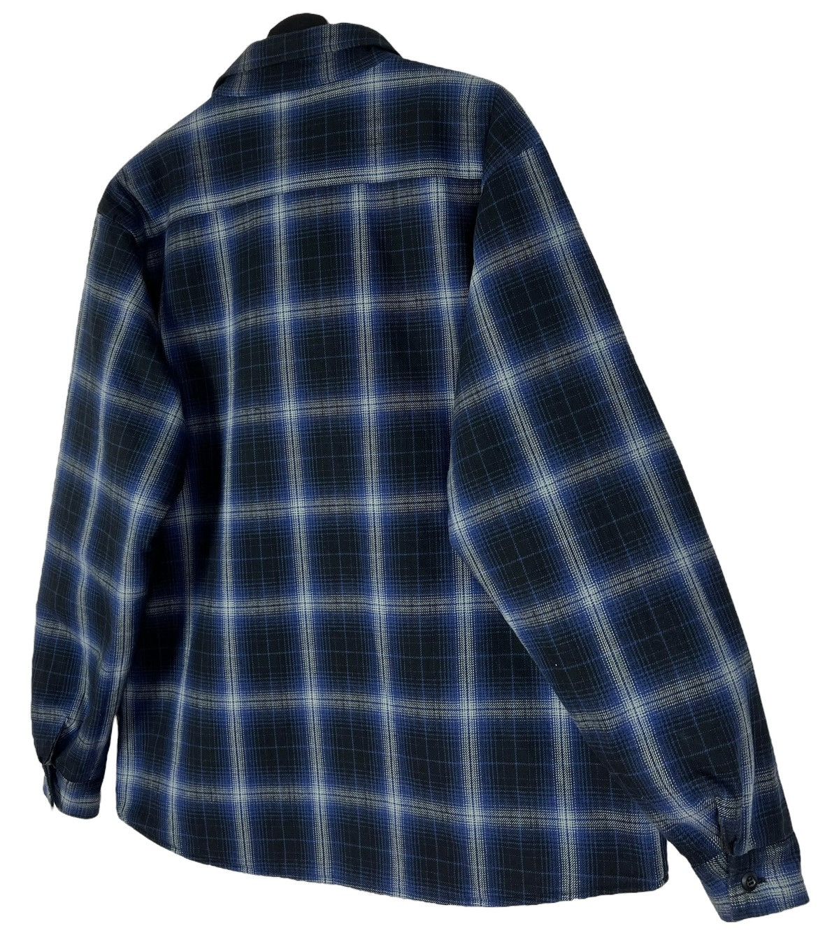 Japanese Brand Vintage Mondial Shadow Plaid Jacket Size US L / EU 52-54 / 3 - 4 Thumbnail