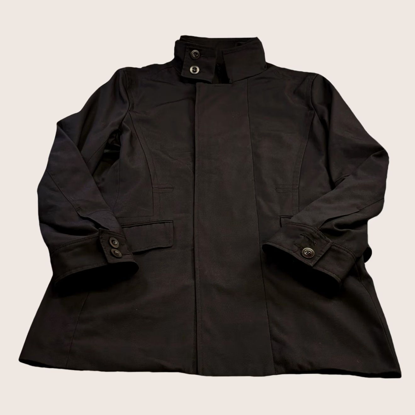 Reiss VINTAGE Reiss Coat Jacket Medium Mens Dark Brown Zip Up Smart Casual Pre Loved Size US M / EU 48-50 / 2 - 1 Thumbnail