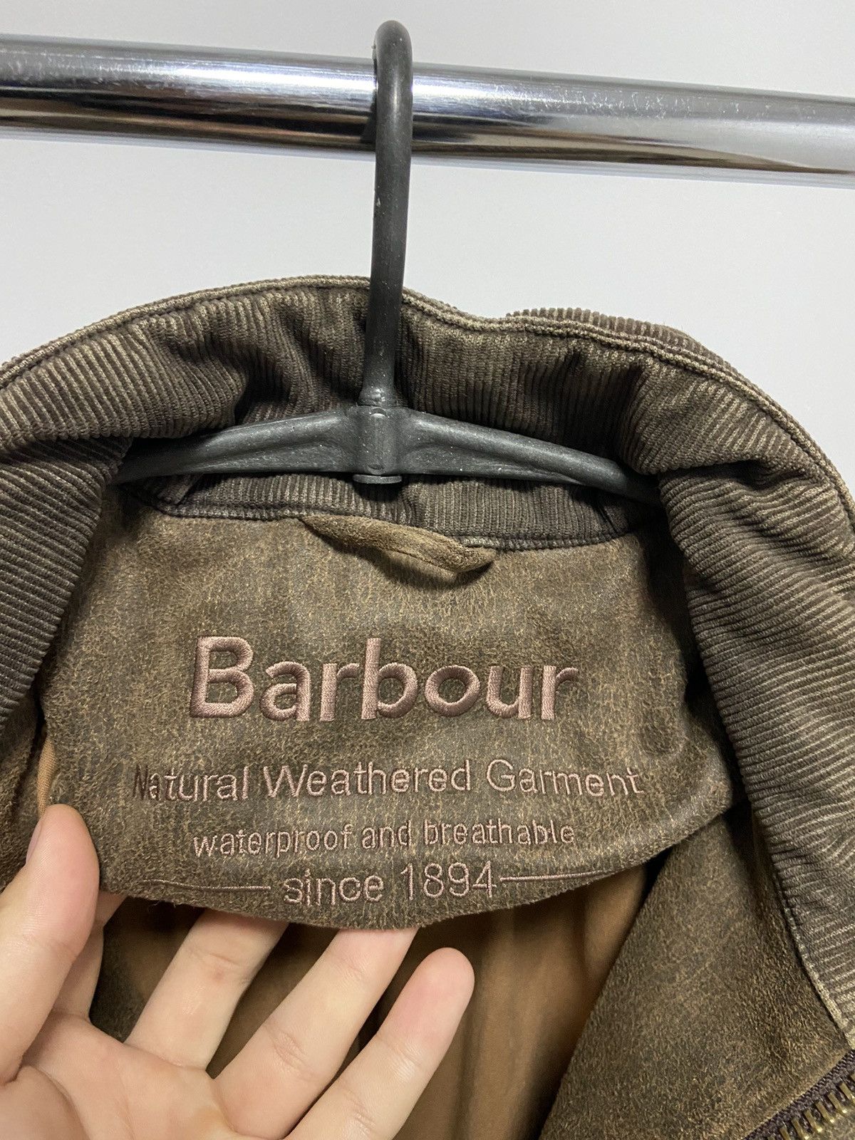 Barbour × Vintage Barbour Jacket small Logo Vintage Avant Garde waxed Size US M / EU 48-50 / 2 - 6 Thumbnail