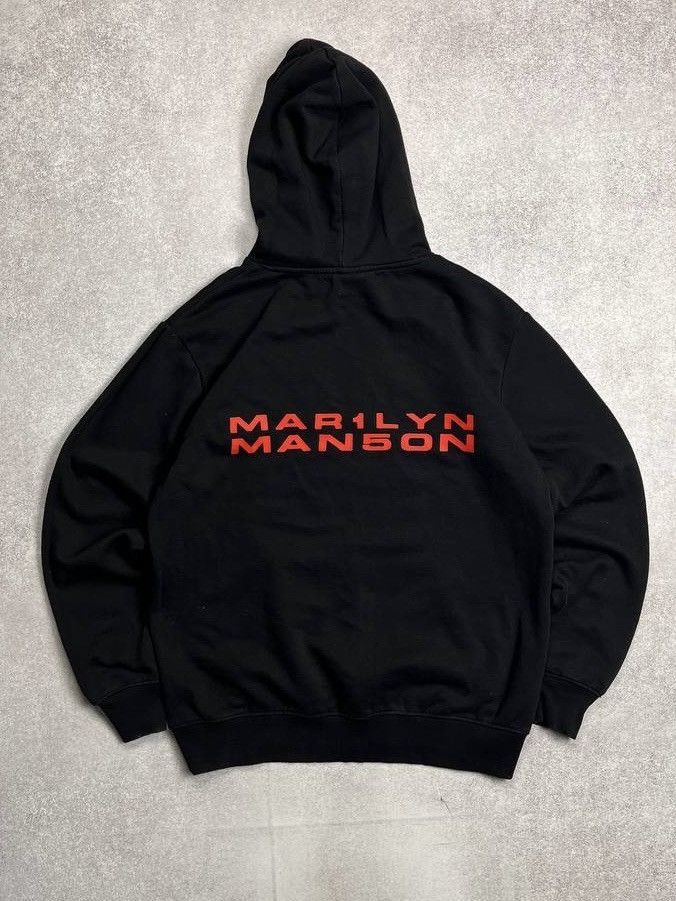 Marilyn Manson Vintage Marilyn Manson Licensed Boxy Hoodie Y2K M Size US M / EU 48-50 / 2 - 5 Thumbnail