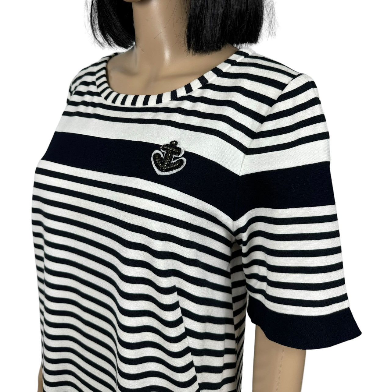 Other Marc Cain Striped Viscose Dress Sweat Nautical size 4 Size L / US 10 / IT 46 - 8 Thumbnail