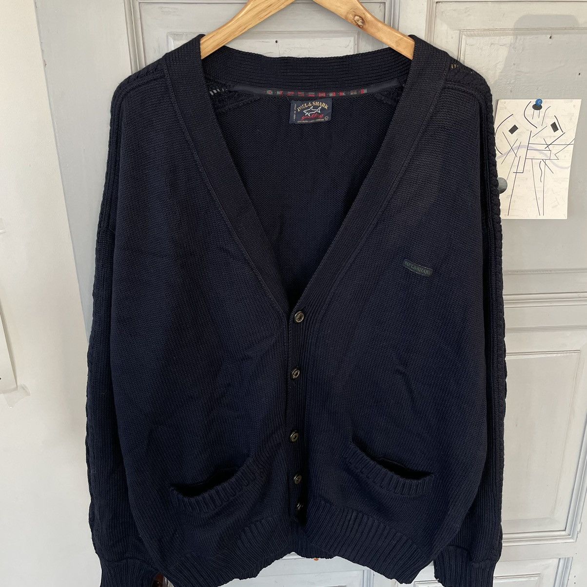 Paul & Shark × Vintage Vintage Paul & shark yachting retro cardigan Size US L / EU 52-54 / 3 - 5 Thumbnail