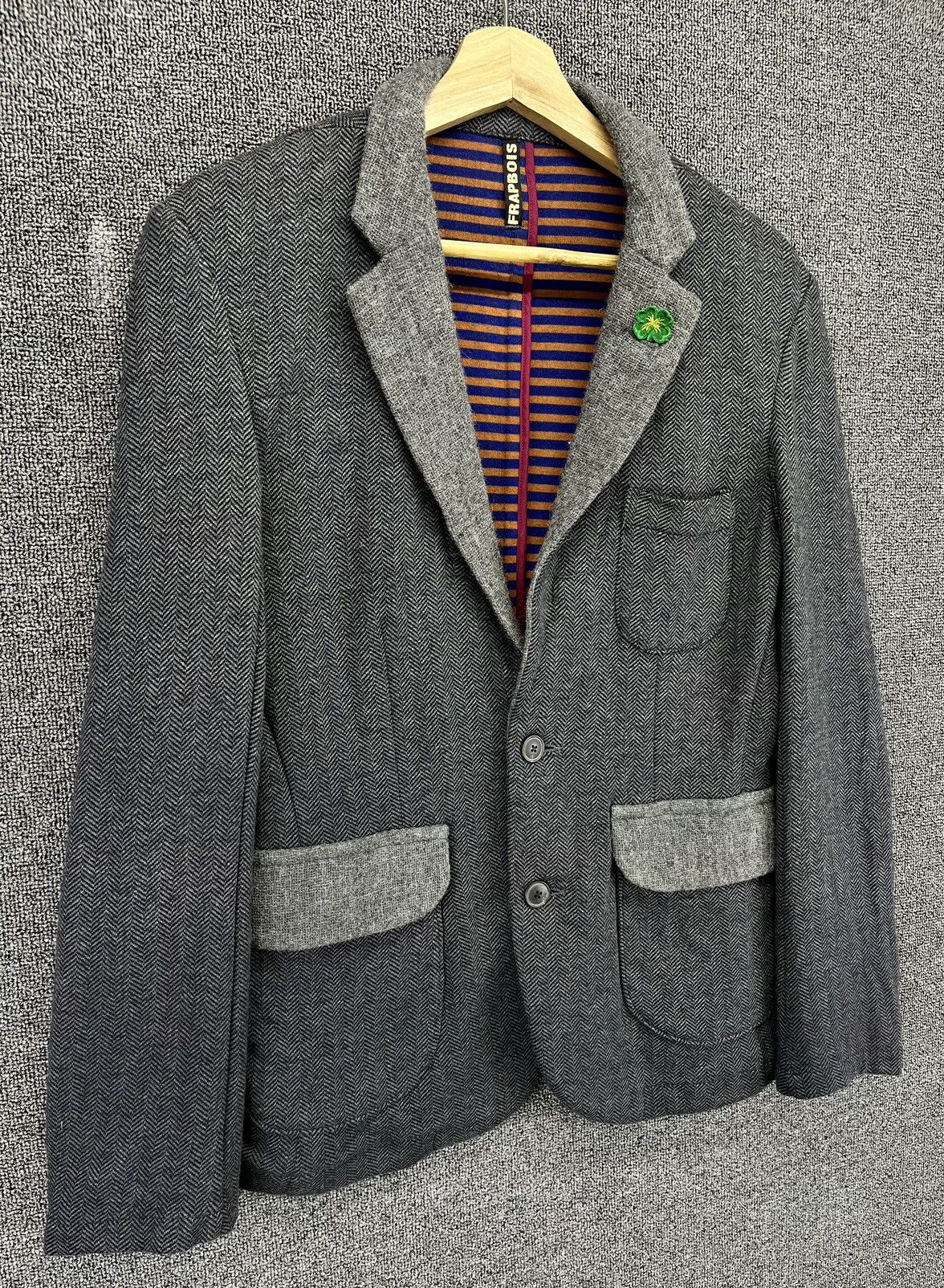 Frapbois Vintage Issey Miyake Frapbois Wool Coat Jacket Size M / US 6-8 / IT 42-44 - 2 Thumbnail