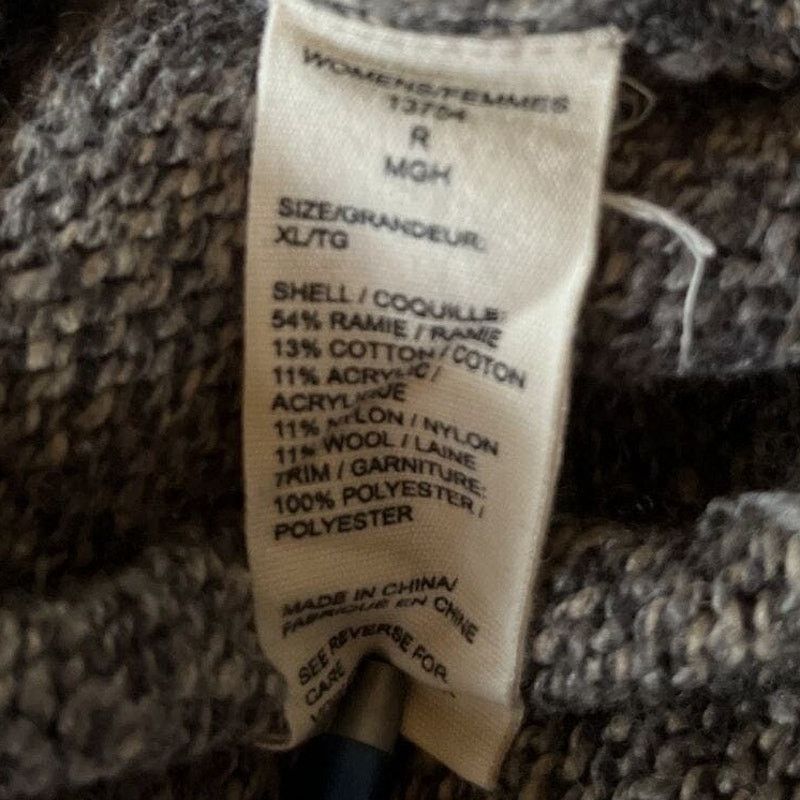 Woolrich Woolen Mills Woolrich Vintage Women’s XL Gray LS Ramie Wool Blend Sweater Size XL / US 12-14 / IT 48-50 - 4 Thumbnail