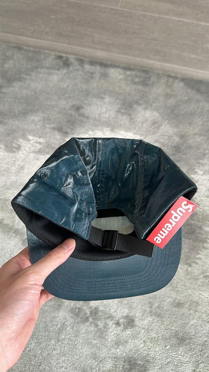 Supreme Supreme SS18 Navy Linen Camp Cap Size ONE SIZE - 2 Thumbnail