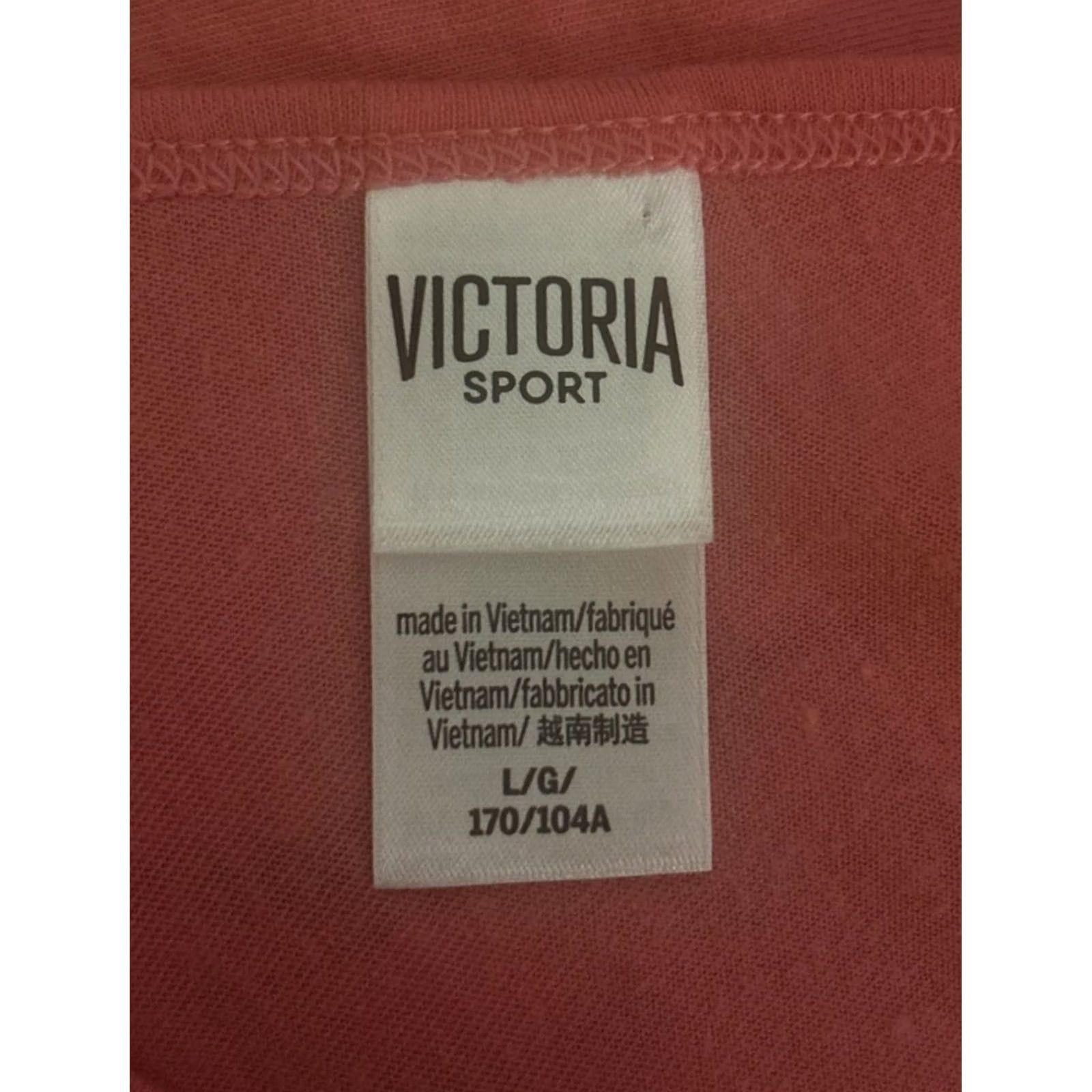 Victoria's Secret VINTAGE Victoria's Secret Pink Shirt Top Sz Large Low-Back S/S 885 Women Cotton Polyester Pink T-Shirt Sports Casual Modern Basic Menstrual? Size L / US 10 / IT 46 - 3 Thumbnail