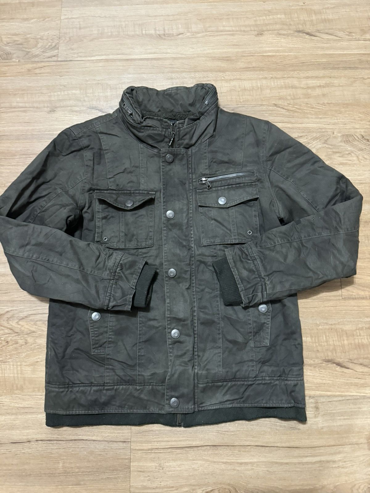image of In The Attic x Seditionaries Inthe Attic Punk Tactical Jacket in Green, Men's (Size Medium)