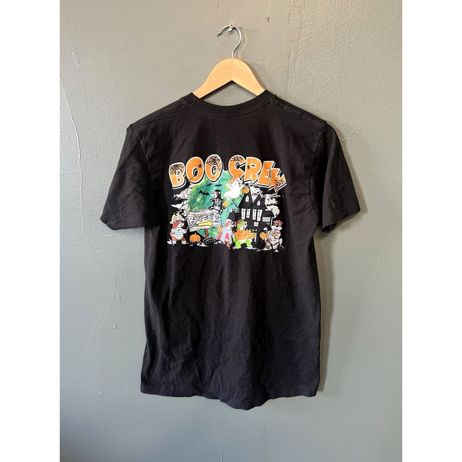 Doublet BUC-EE'S Halloween T Shirt Boo Crew Double Side Graphic Size M Black Cotton Logo Men Shirt 90s? Size US M / EU 48-50 / 2 - 2 Thumbnail