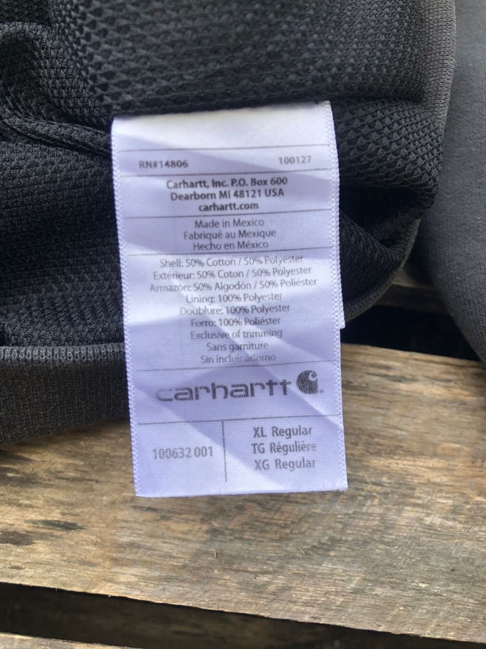 Carhartt × Vintage Vintage Carhartt RD Faded Zipper Hoodie Size US XL / EU 56 / 4 - 4 Thumbnail