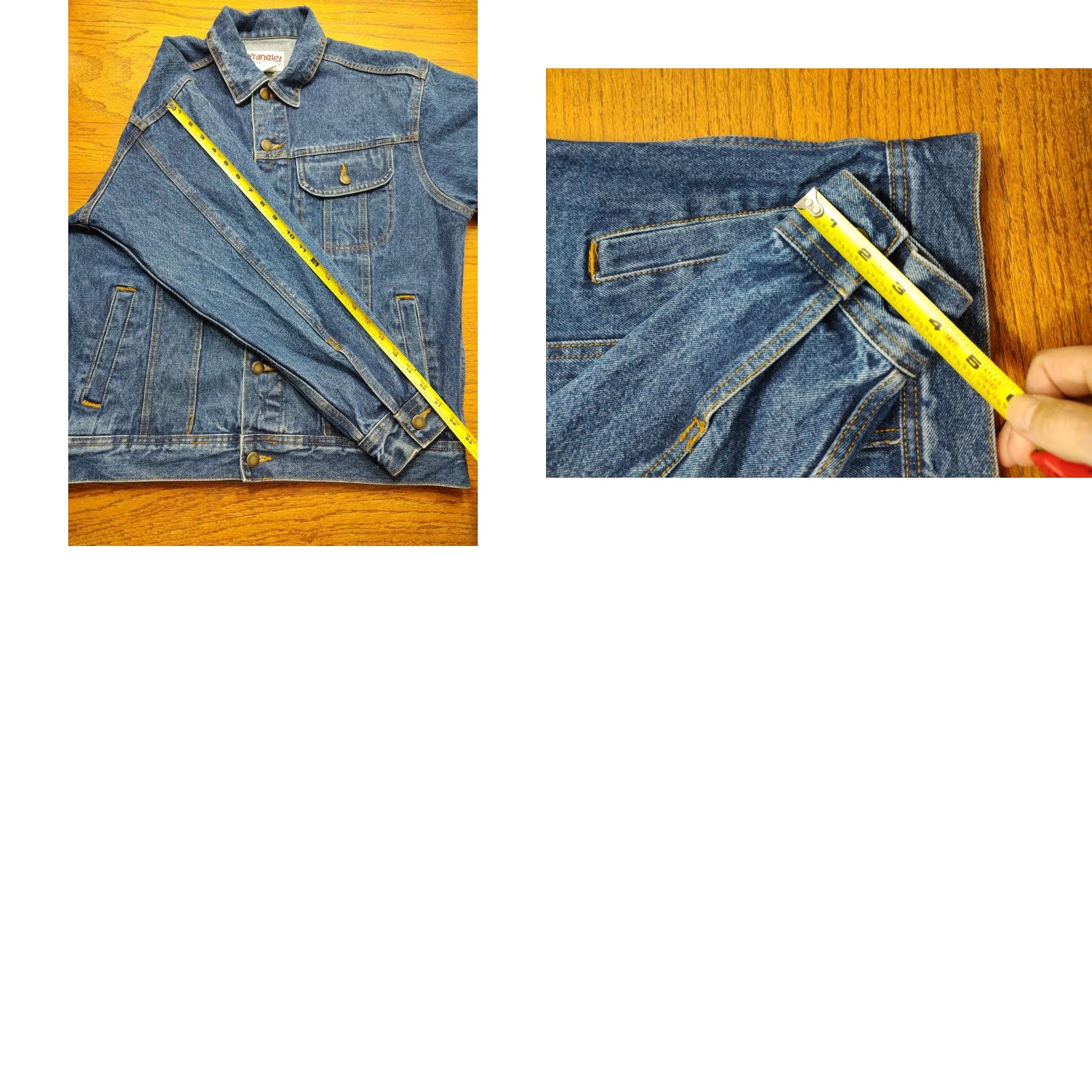Wrangler VINTAGE Wrangler Rugged Wear RJK30AN Mens Medium Blue Denim Trucker Jacket Y2K Wrangler Rugged Wear Denim Jacket Western 90s Mens Size US M / EU 48-50 / 2 - 8 Thumbnail
