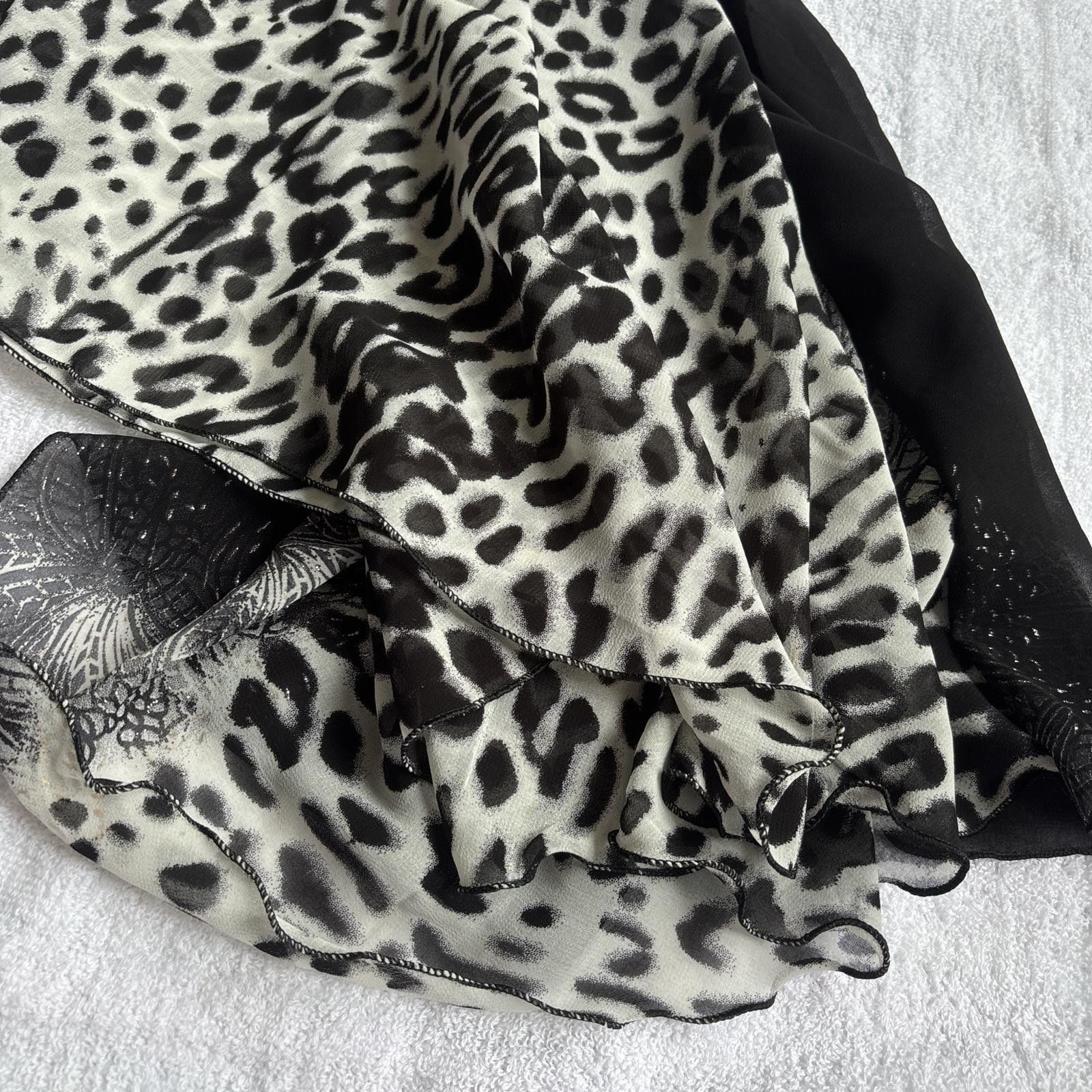 Other vintage mesh asymmetrical cheetah print blouse Size ONE SIZE - 6 Thumbnail
