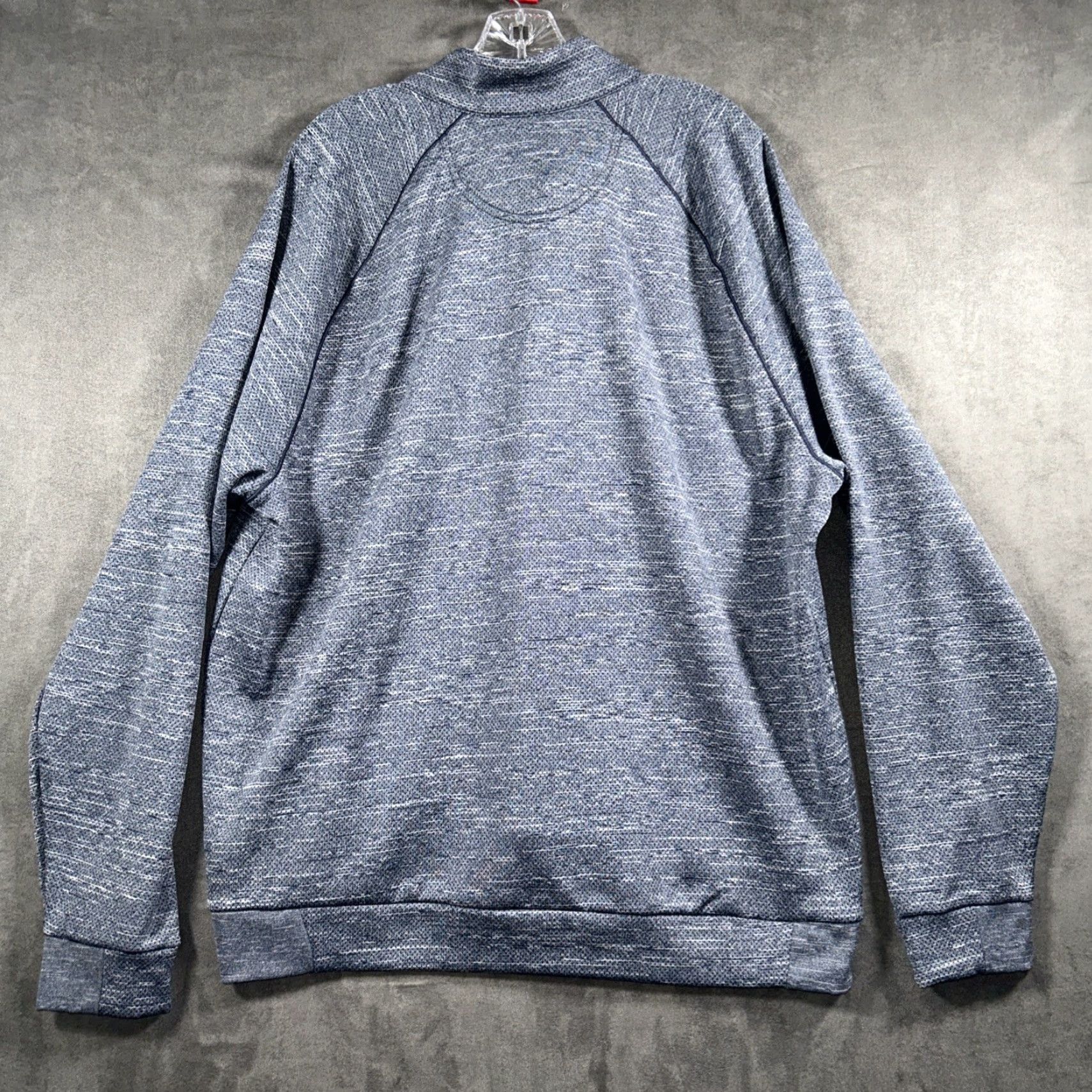 Vintage Greg Norman Mens 2XL Sweater Pullover 1/4 Zip Heathered Gray Golf Weather Casual Shirt Size US XXL / EU 58 / 5 - 7 Thumbnail
