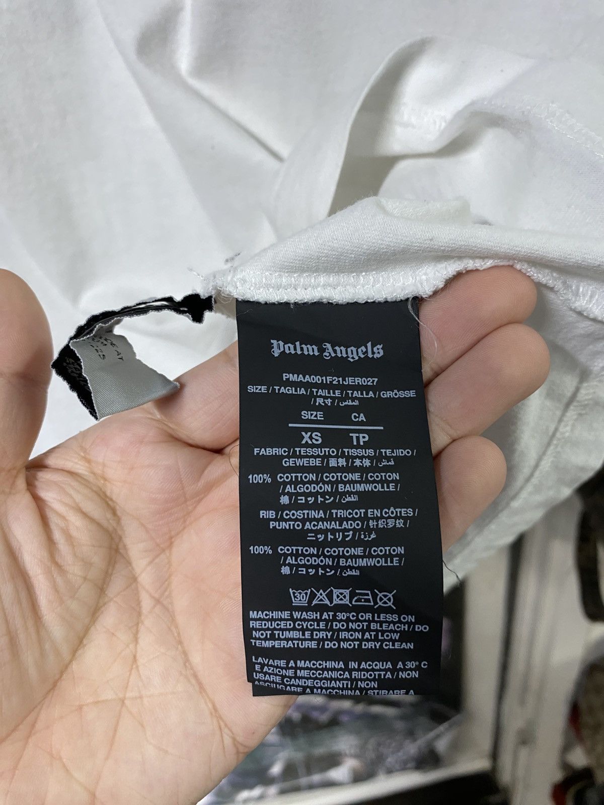 Palm Angels Palm Angels Kill the Bear White T-Shirt Size Small Size US S / EU 44-46 / 1 - 8 Thumbnail