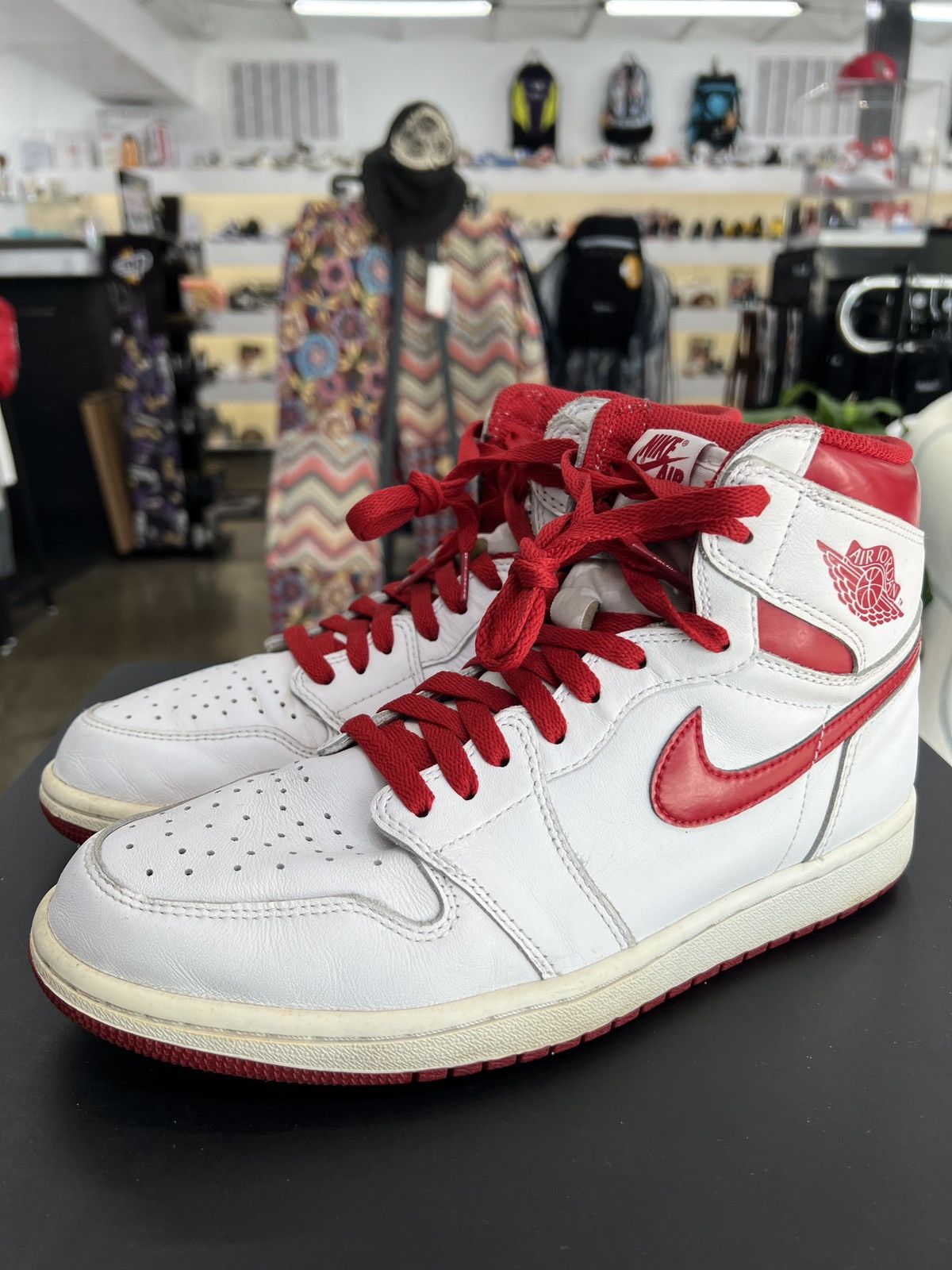 Metallic Red White Red Air Jordans Nike Air Jordan Retro Metallic