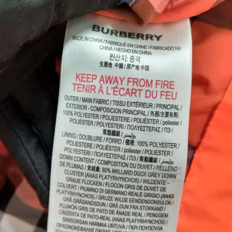Burberry Burberry Winter Orange Short Down Jacket. Size L / US 10 / IT 46 - 5 Thumbnail