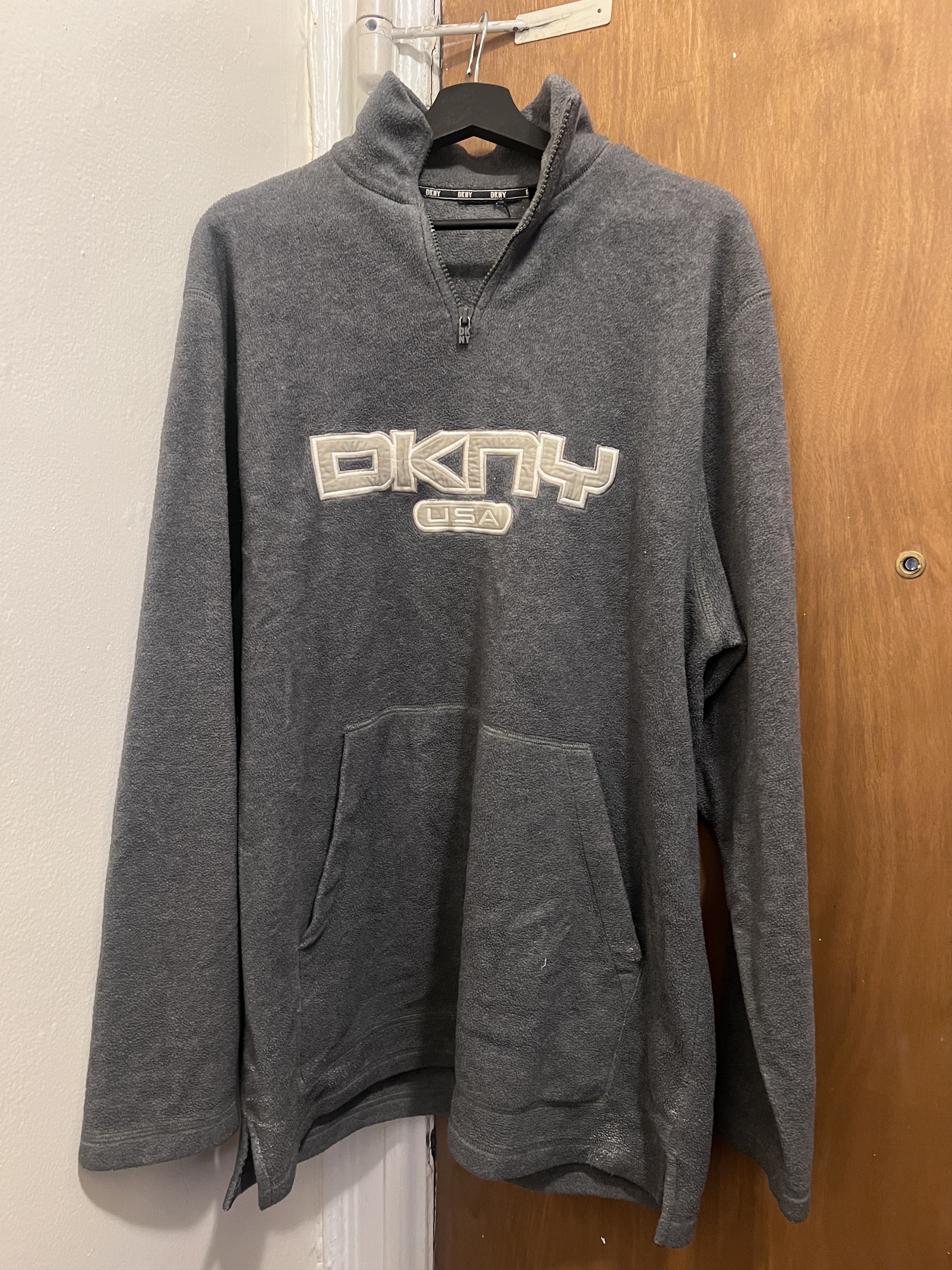 DKNY DKNY Quarter Zip Sweater (L) Size US L / EU 52-54 / 3 - 1 Thumbnail