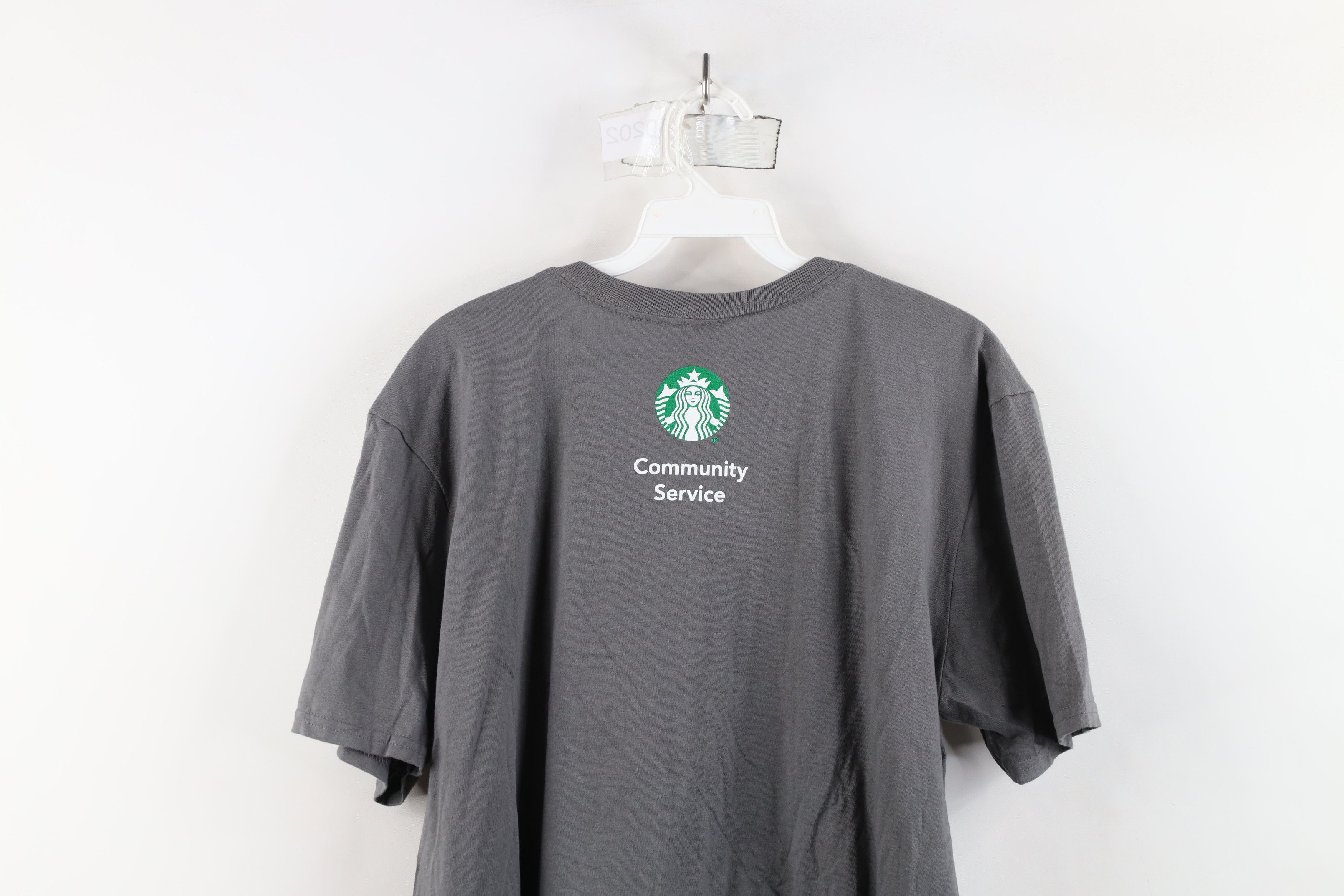 Vintage Starbucks Coffee Good Things Are Happening V-Neck T-Shirt Size L / US 10 / IT 46 - 13 Thumbnail
