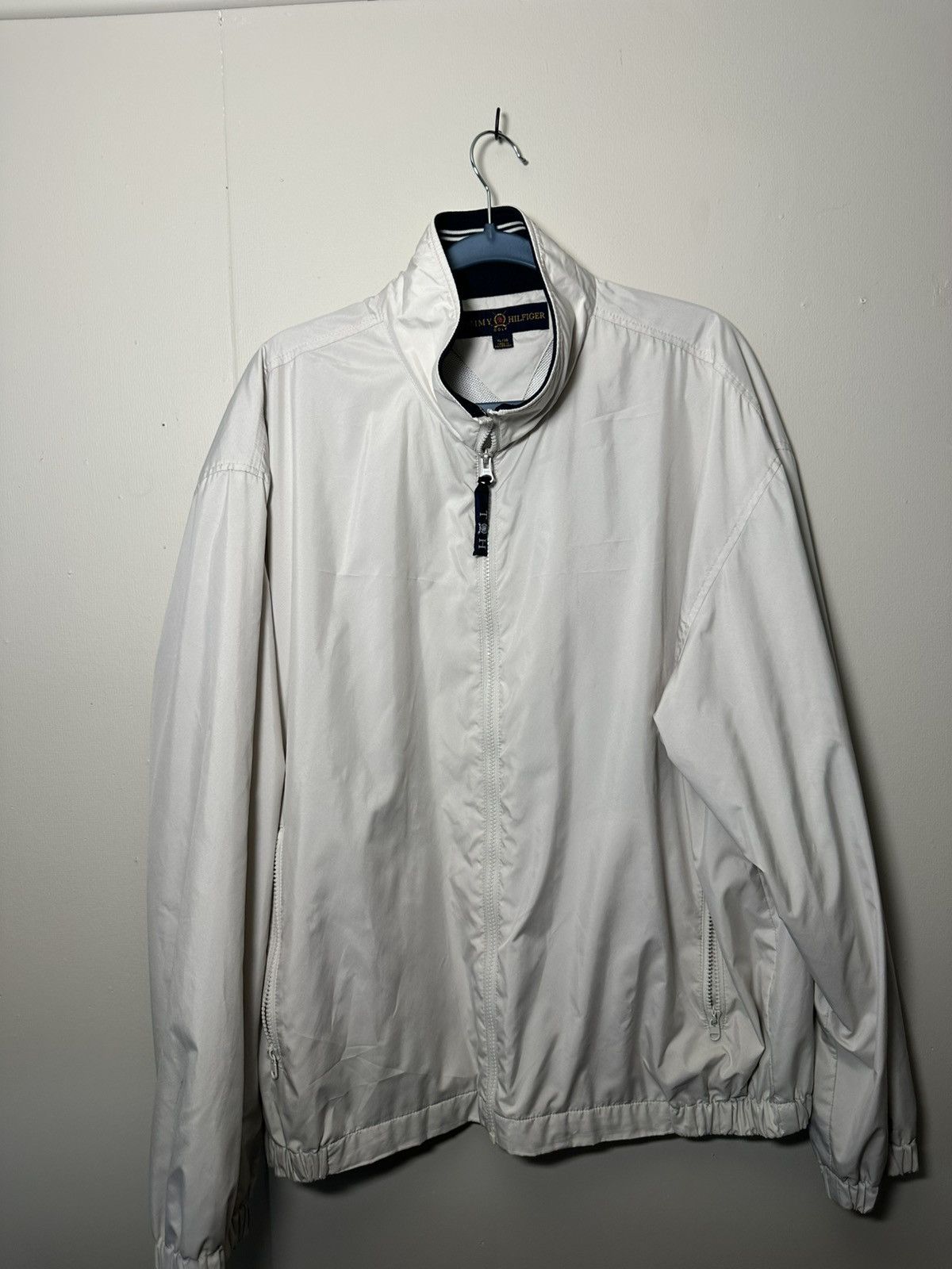 Tommy Hilfiger Cream Tommy Hilfiger Golf Zip Up Size US XL / EU 56 / 4 - 1 Thumbnail