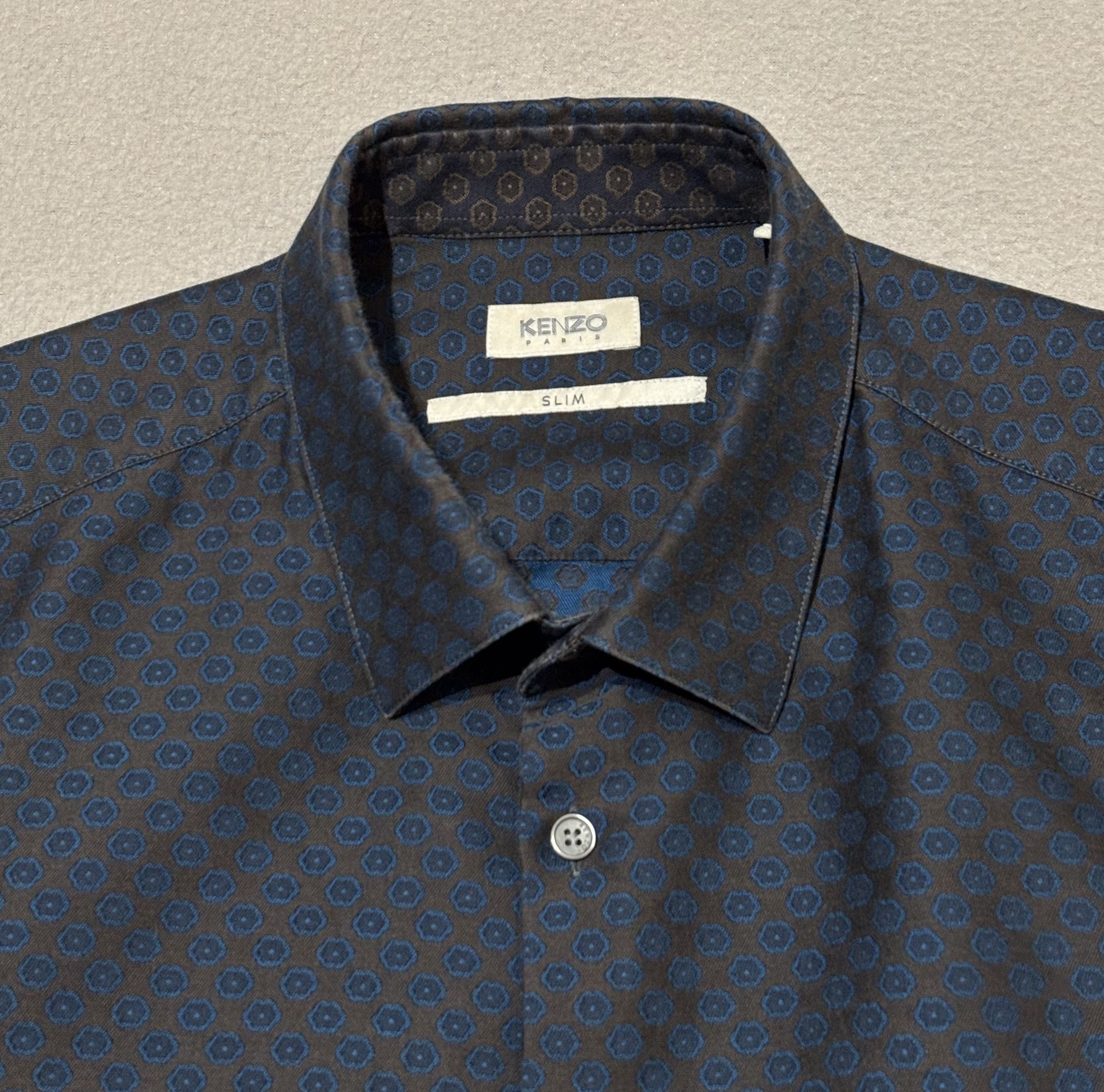 Kenzo Kenzo slim shirt size 41 Size US M / EU 48-50 / 2 - 13 Thumbnail