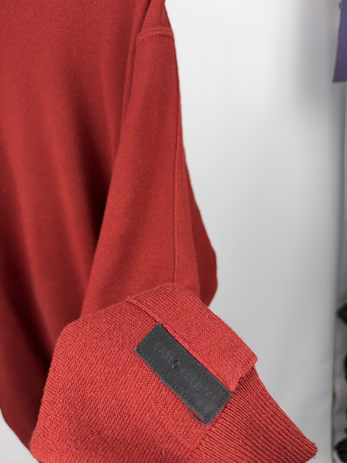 Carlo Colucci Luxury 00s Carlo Colucci Burgundy Knit Sweater Minimalist Size US XL / EU 56 / 4 - 7 Thumbnail