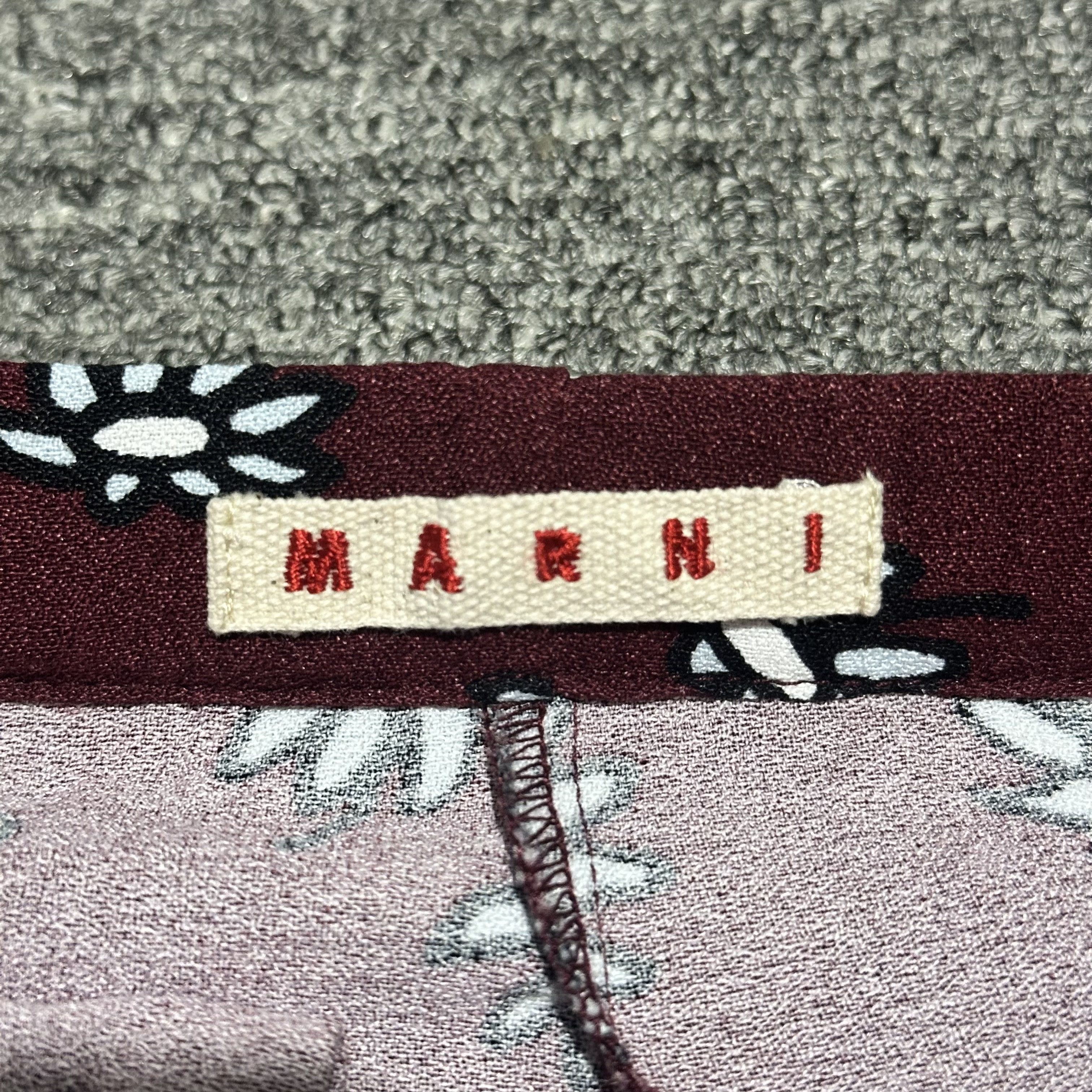 Marni Marni Flower Pants Size 30" / US 8 / IT 44 - 3 Thumbnail