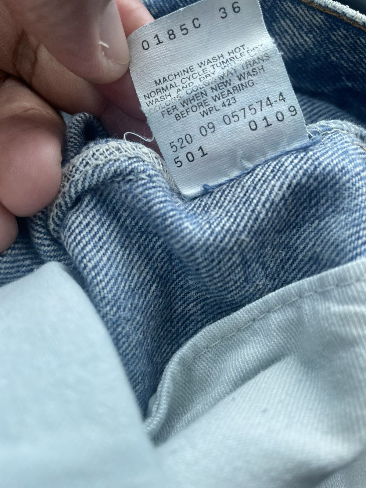 Levi's '80s Levis Acid Wash Lot 501 Size US 30 / EU 46 - 16 Thumbnail