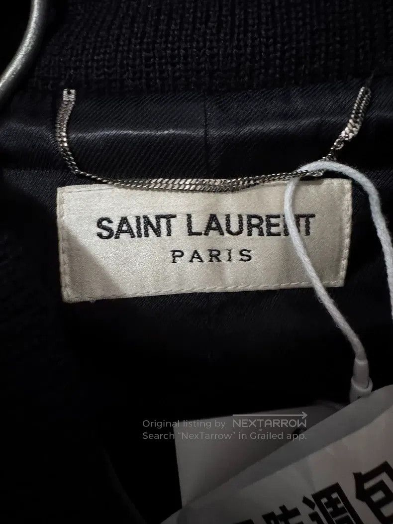 Saint Laurent Paris Saint Laurent Paris Leather patched black and white baseba Size US S / EU 44-46 / 1 - 6 Thumbnail