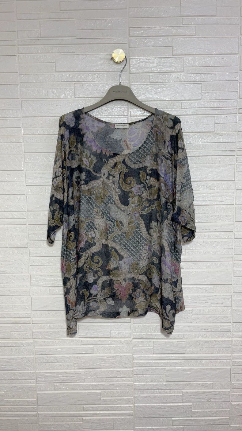 Dries Van Noten Dries Van Noten Silk Short Sleeve Top Size US L / EU 52-54 / 3 - 1 Thumbnail