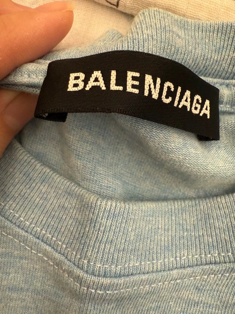Balenciaga Balenciaga Coke Short Sleeve T-Shirt Haze Blue Size US XXS / EU 40 - 3 Thumbnail