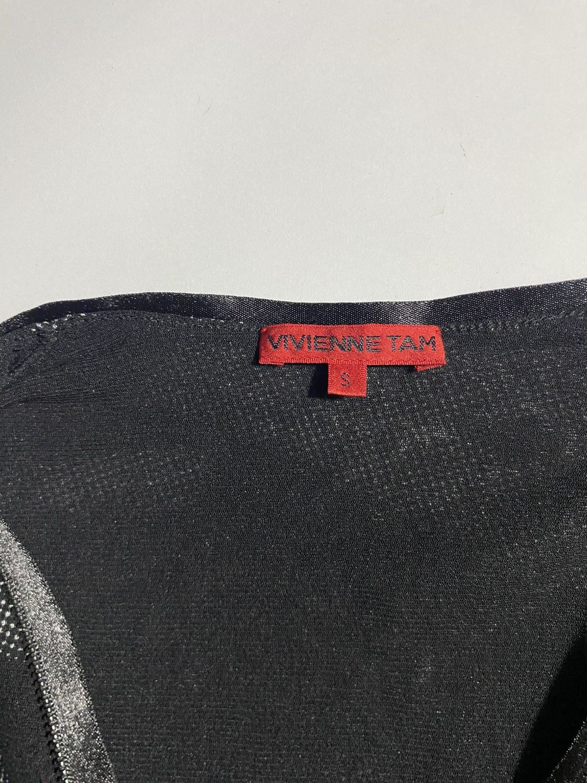 Vivienne Tam RUNWAY VIVIENNE TAM FALL 2013 ABSTRACT PRINTED MESH DRESS Size S / US 4 / IT 40 - 5 Thumbnail