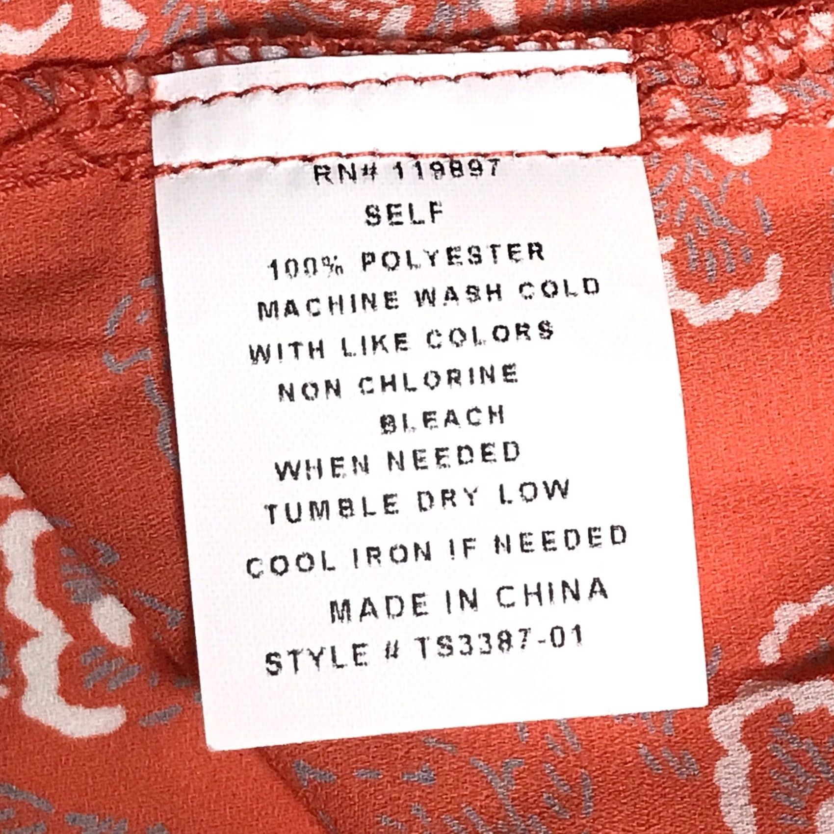 Zimmermann Collective Concepts Women Orange Red Floral Zimmerman 3/4 Tie-Sleeve Top Blouse S Size S / US 4 / IT 40 - 4 Thumbnail