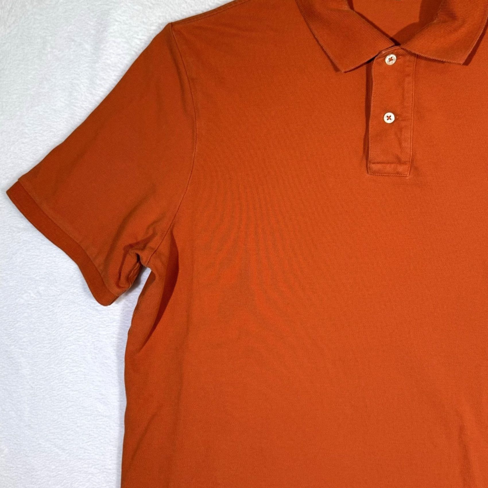Polo Ralph Lauren Polo Ralph Lauren Polo Shirt Mens Large Orange Classic Fit Embroidered Pony Short Sleeve Casual Tee Size US M / EU 48-50 / 2 - 4 Thumbnail