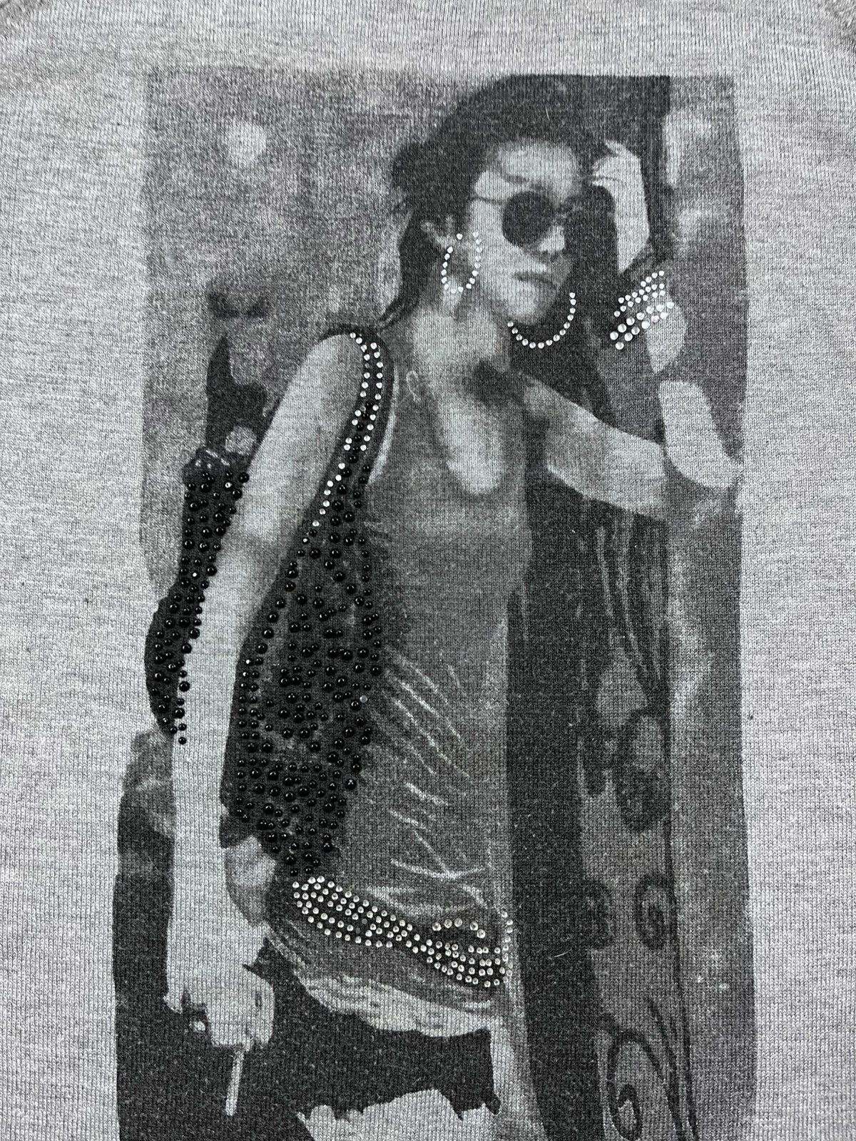 Vintage Vintage 90s DG vibe logo face knit tank top streetwear Size M / US 6-8 / IT 42-44 - 2 Thumbnail
