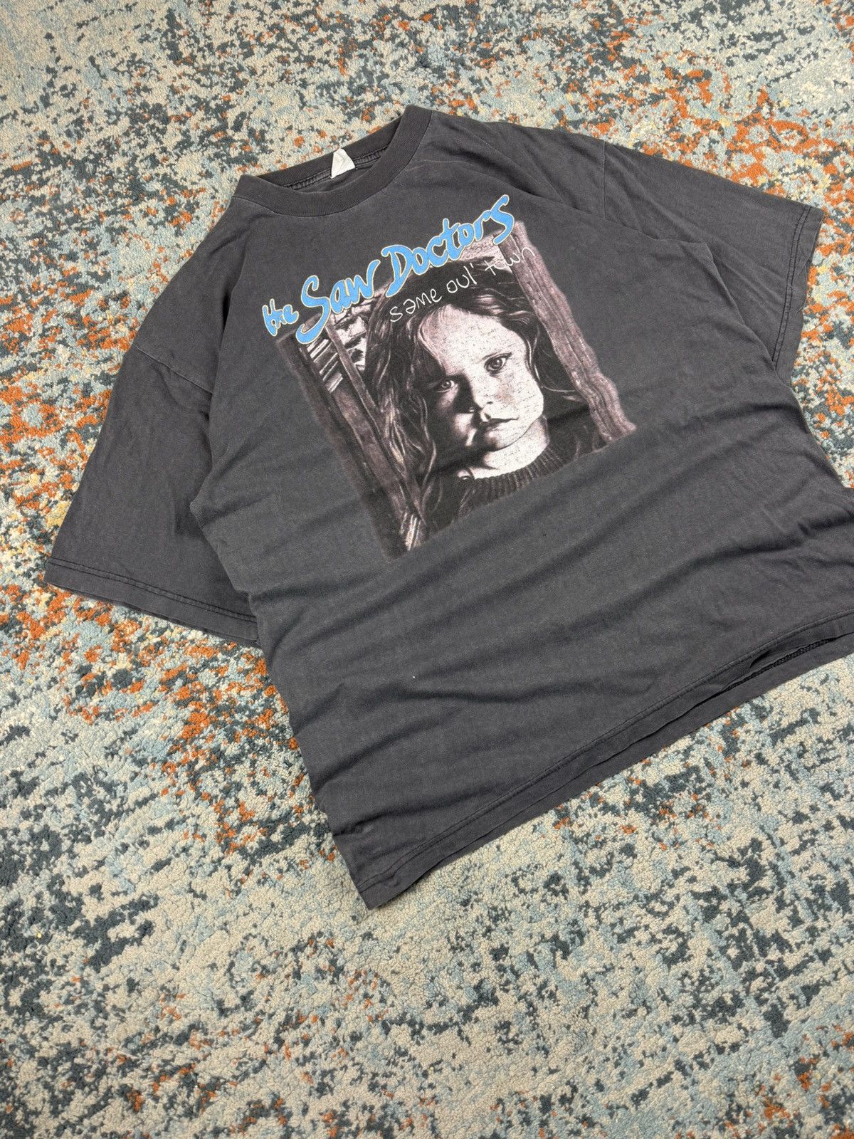 Rare Vintage 1996 The Saw Doctors same oul town graphic tee
