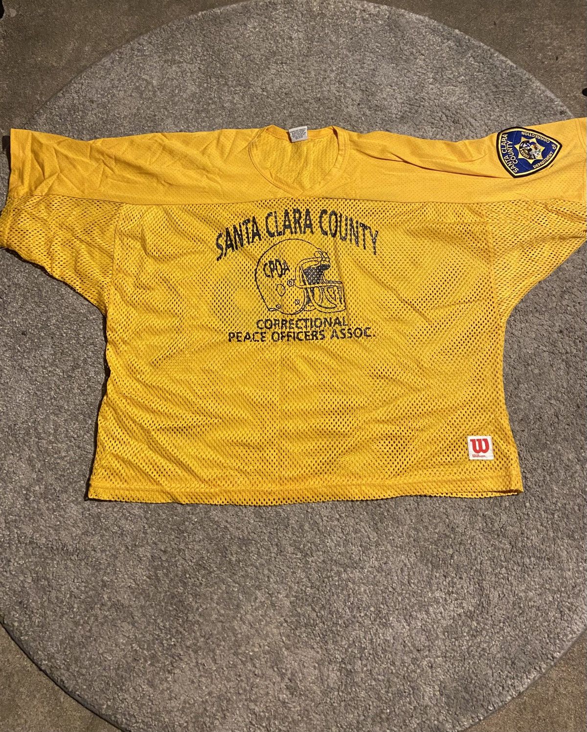 Vintage × Wilson Wilson Santa Clara Department of Corrections Jersey Size US XXL / EU 58 / 5 - 1 Thumbnail