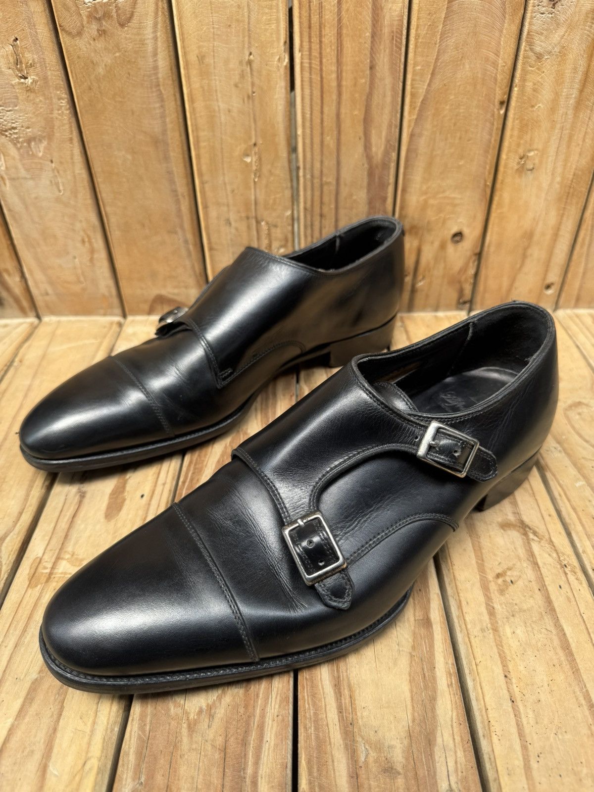 Alfred Sargent Alfred Sargent Ramsey Monk strap leather shoes USA 10 Size US 10 / EU 43 - 21 Thumbnail